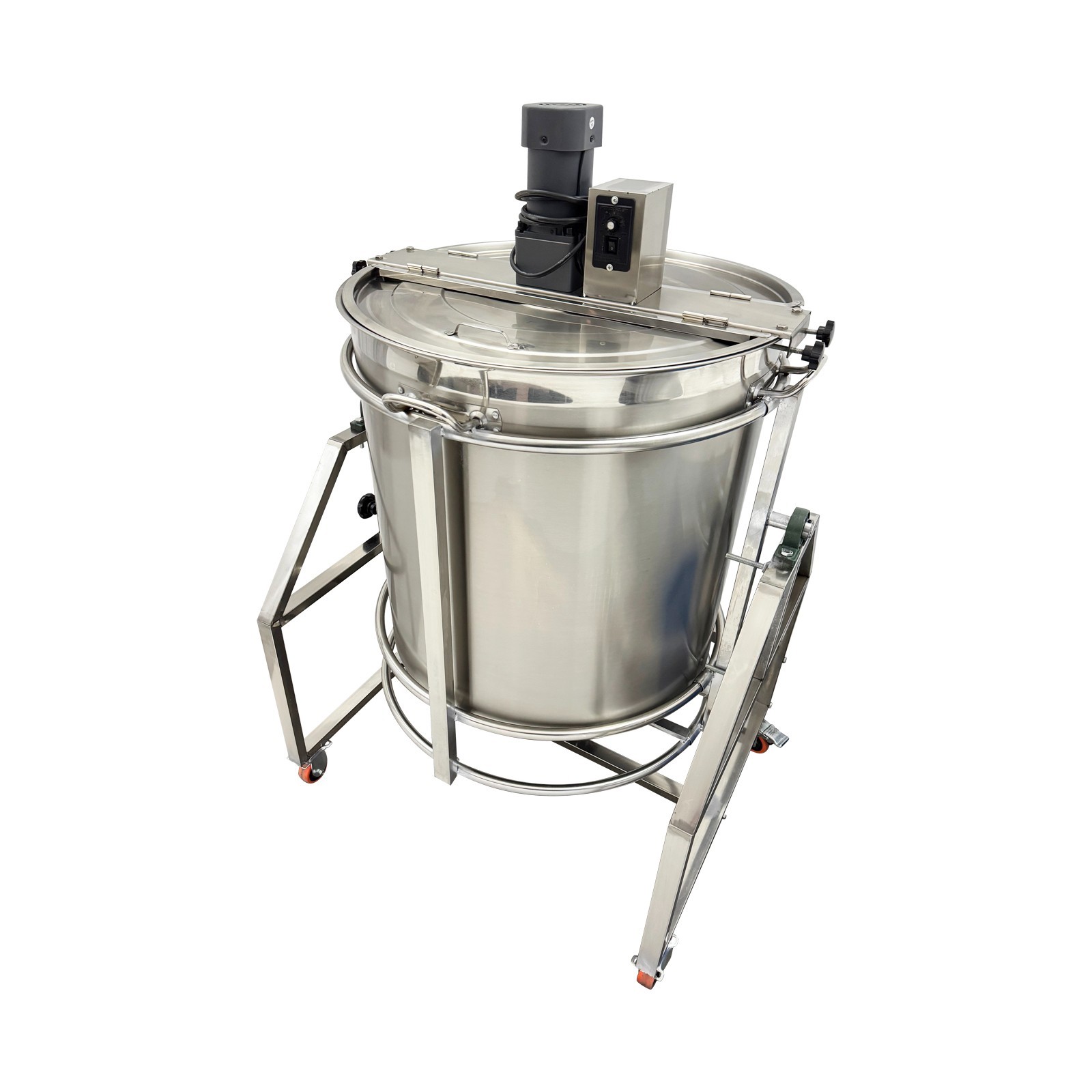 110V 50L Auto Stir-frying Natural Gas Heating Stirrer Stainless Steel Mixer