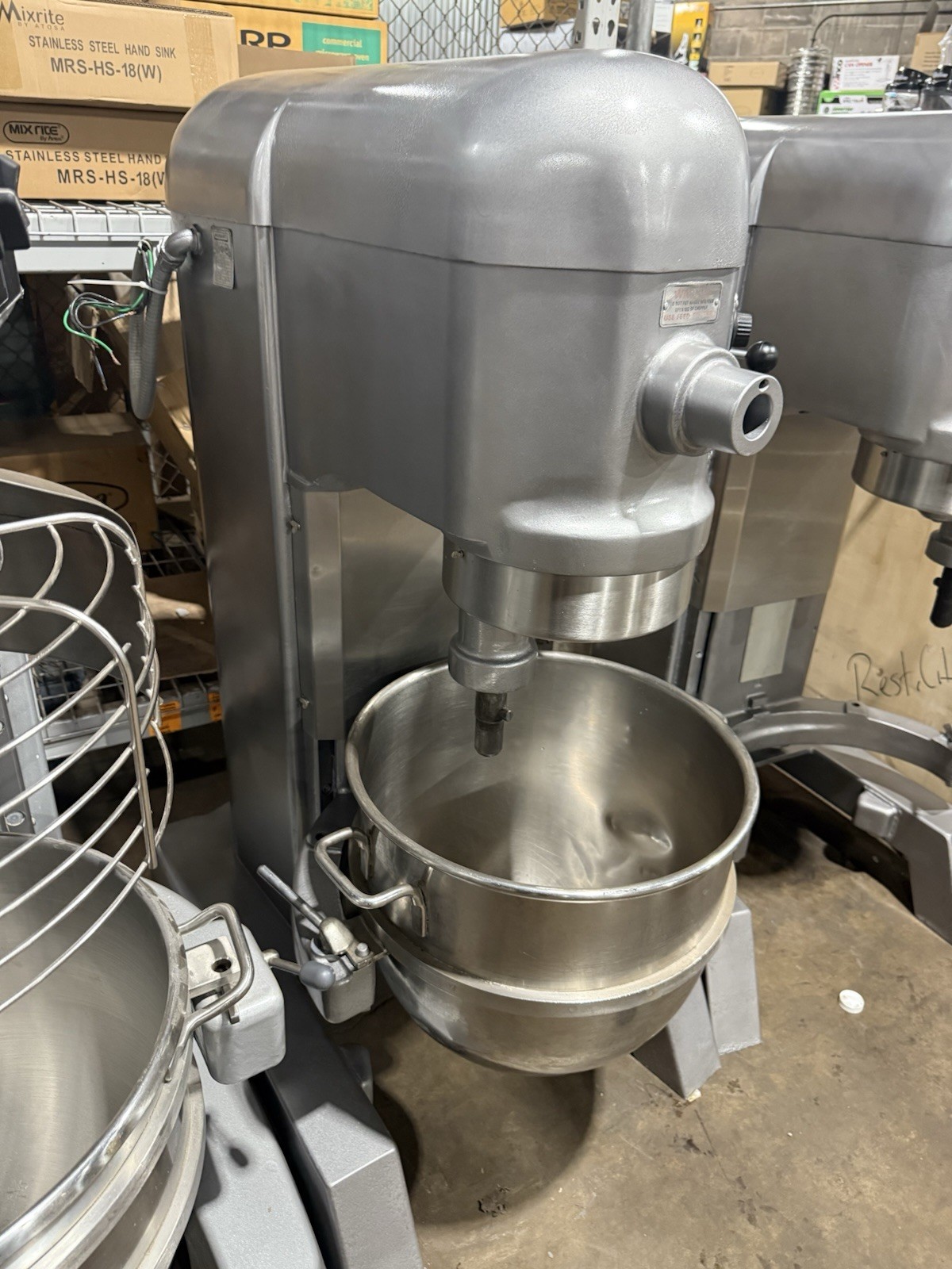 Hobart H-600T Commercial Pizza Dough Mixer 60QT 3PH 1HP 220v