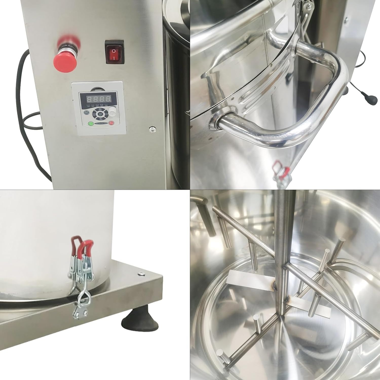 220V Electric Meat Vegetable Mixer 43L Commercial Stuffing Mixer Machine