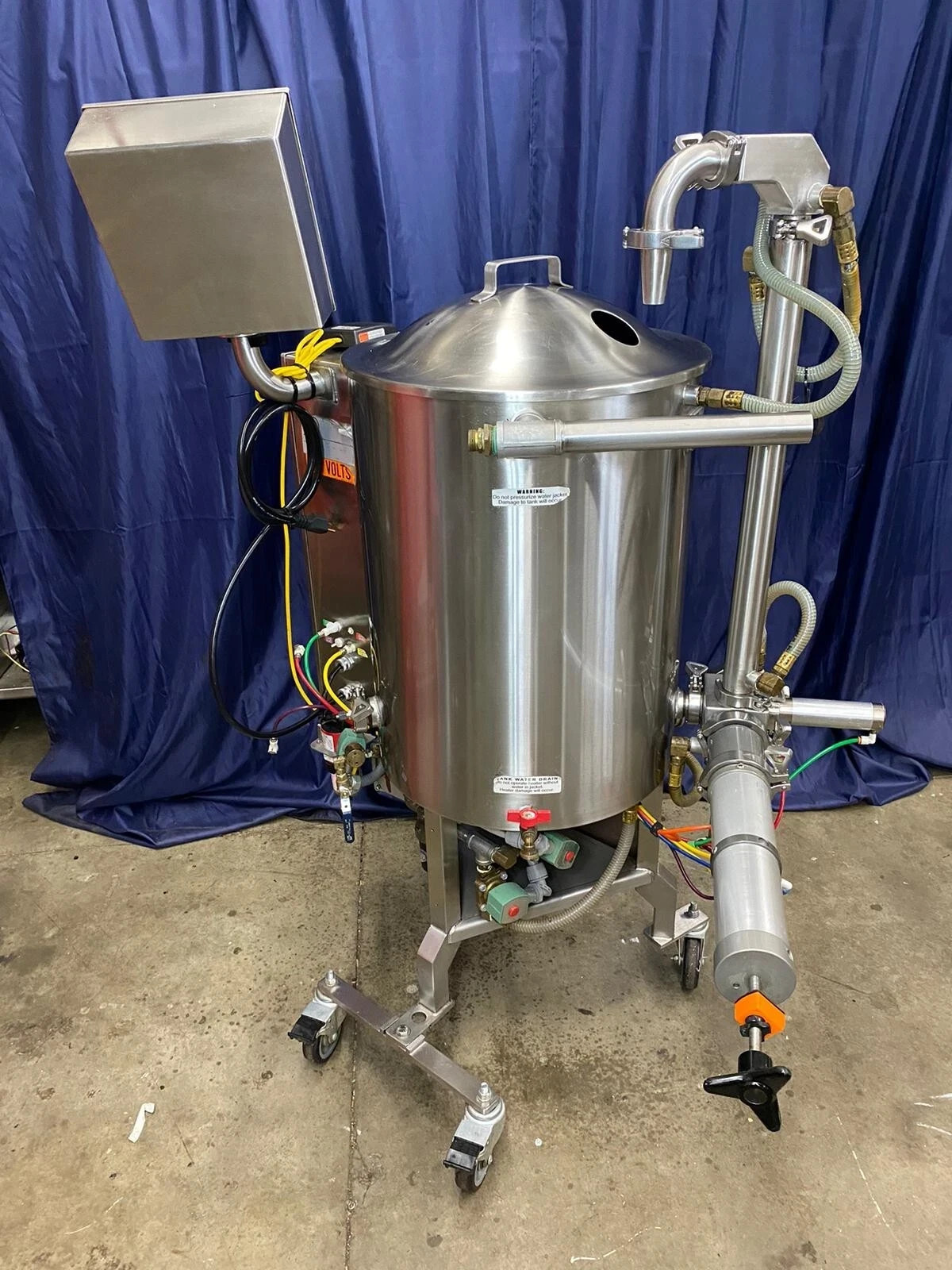 SAVAGE BROS 200 LB Chocolate Temperer Kettle + TRANSFER PUMP !!!