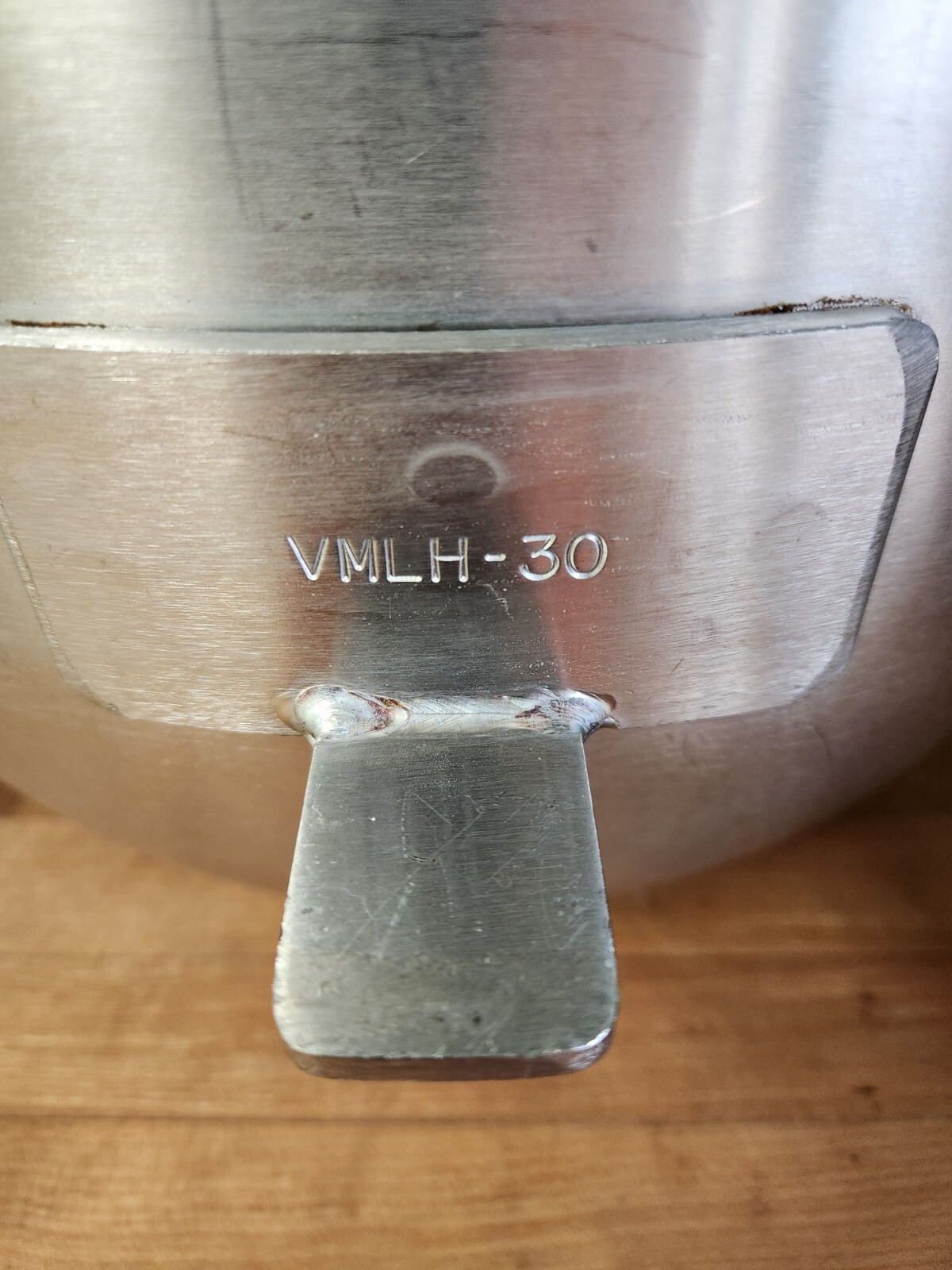 Hobart VMLH30SST 30 Qt. Reducer Stainless Bowl for VMLH Mixers 00-295648 – EUC