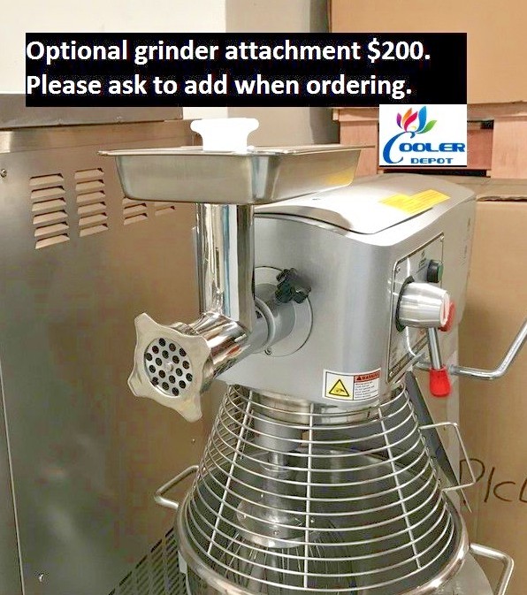 NEW 30 Quart Mixer Machine 3 Speed Commercial Bakery Kitchen Equipment NSF ETL