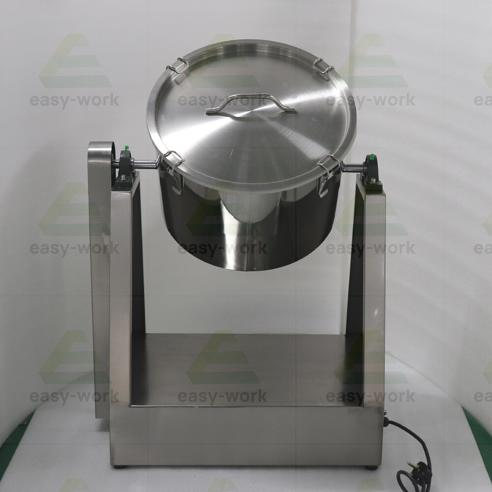 10L 110V Electric Powder Mixer Blender Lab Dry Powder Dry Dough 304 Stainless
