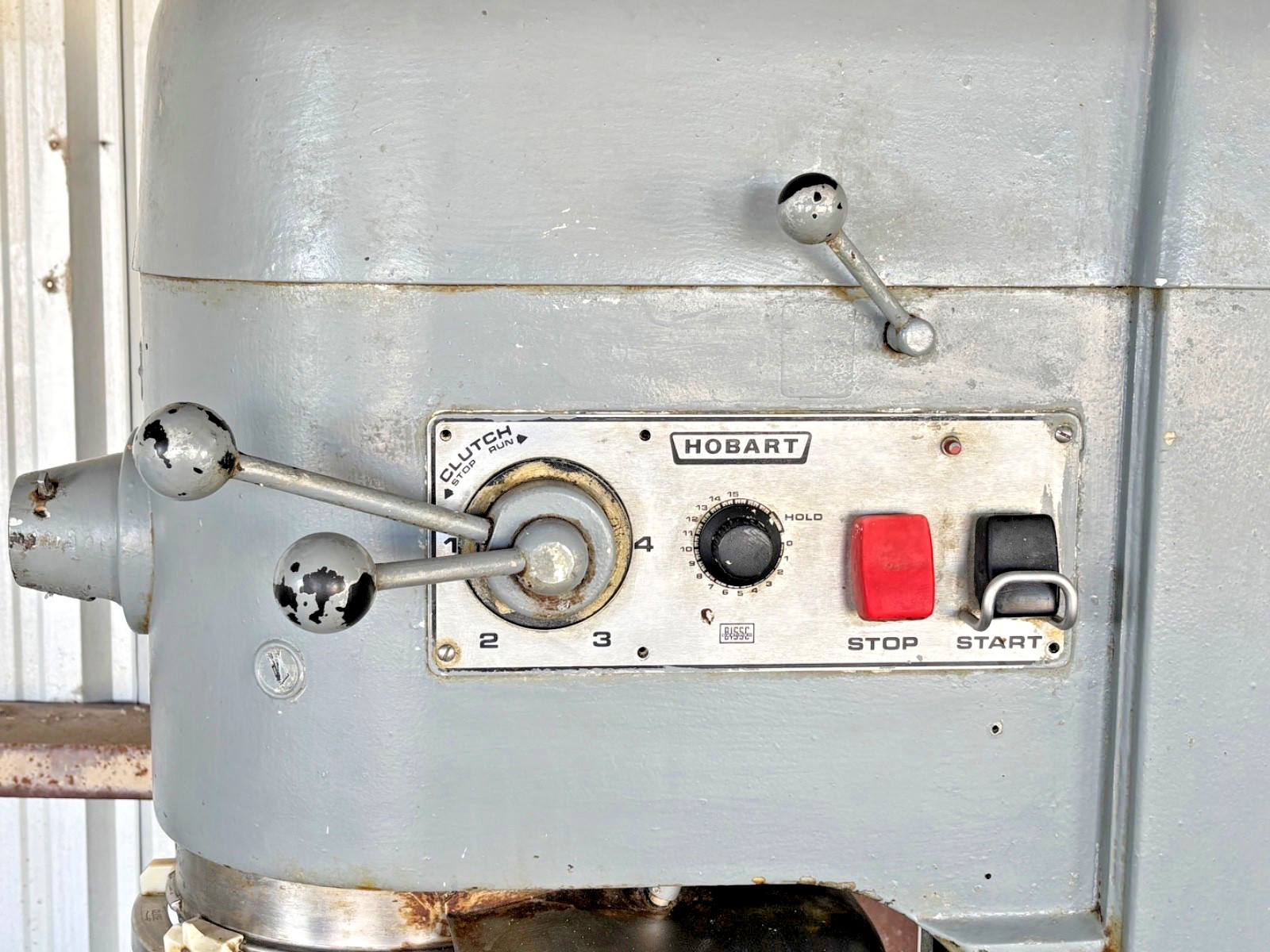 HOBART M802 Commercial 80 QT Floor-Model Planetary Dough Mixer with Flat Paddle