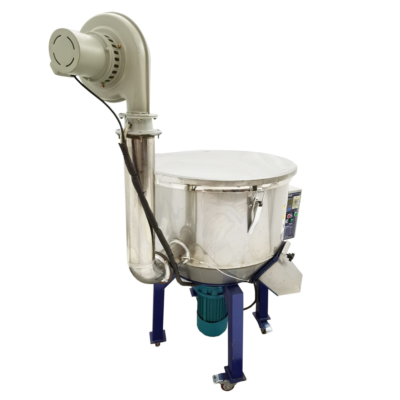 220V 1PH Stainless Steel Industrial Blender Mixer Color Mixing Machine 100KG