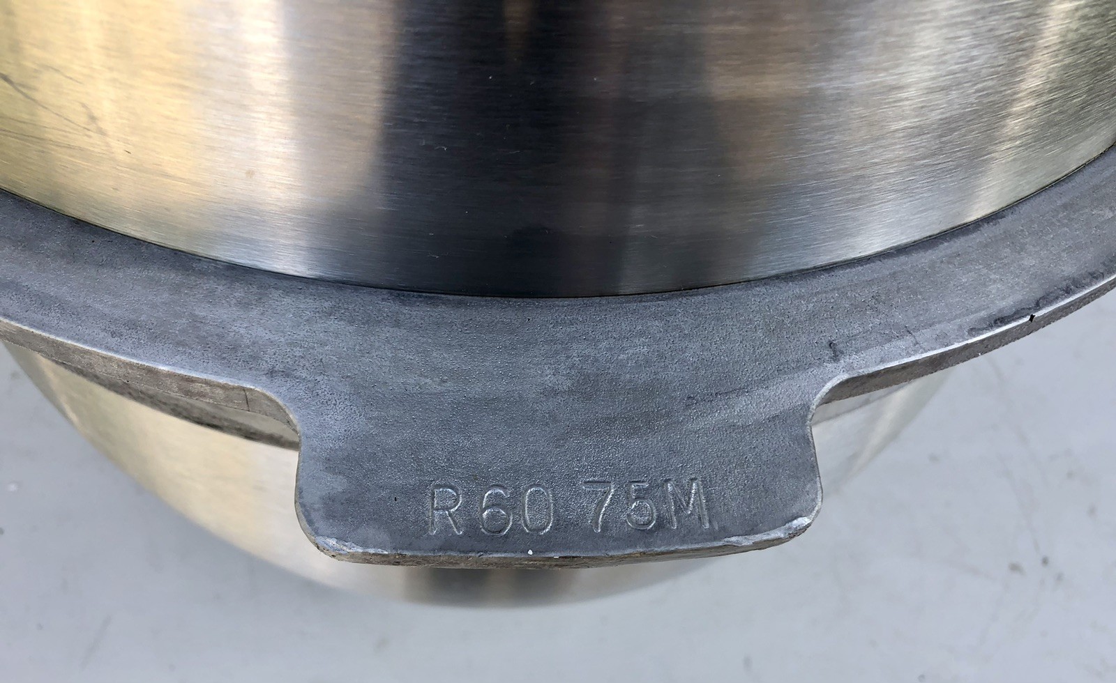 Varimixer Welbilt Stainless Steel Bowl R60 75M for W60 Mixer