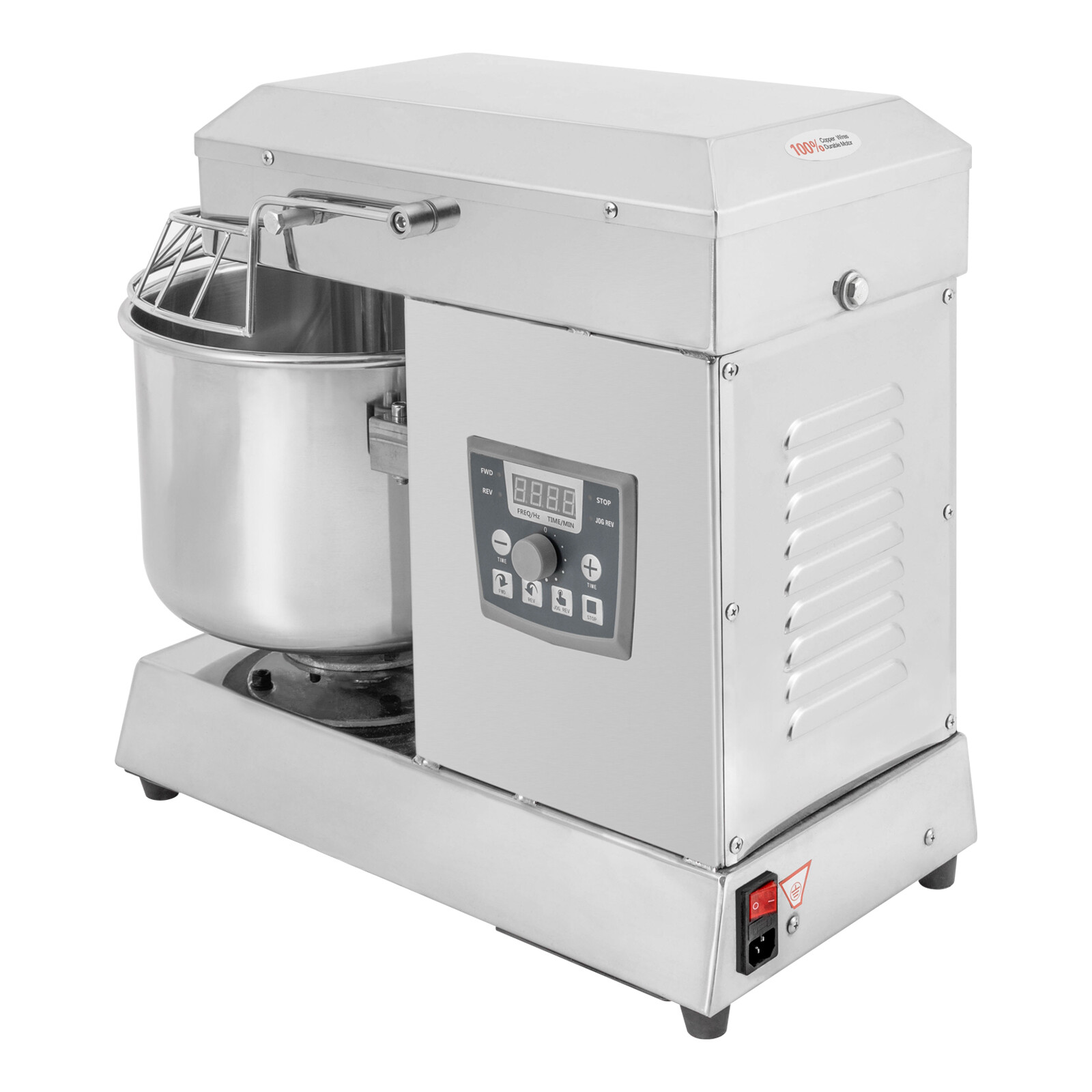 Pizza Dough Machine 110v Bakery Mixer Dough Blender Food Mixer Kneading Machine