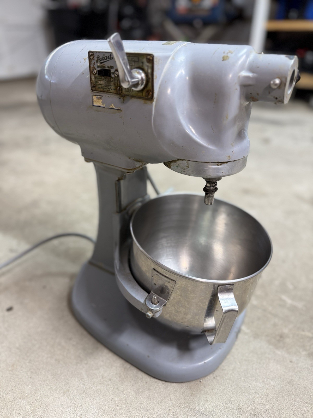 Hobart N50 Commercial Mixer Counter Top, 5 Quart, 3 Speed