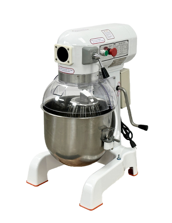 20 QT Commercial Dough Mixer Bakery Blender Floor Model Gear Driven 3 Speed Mode