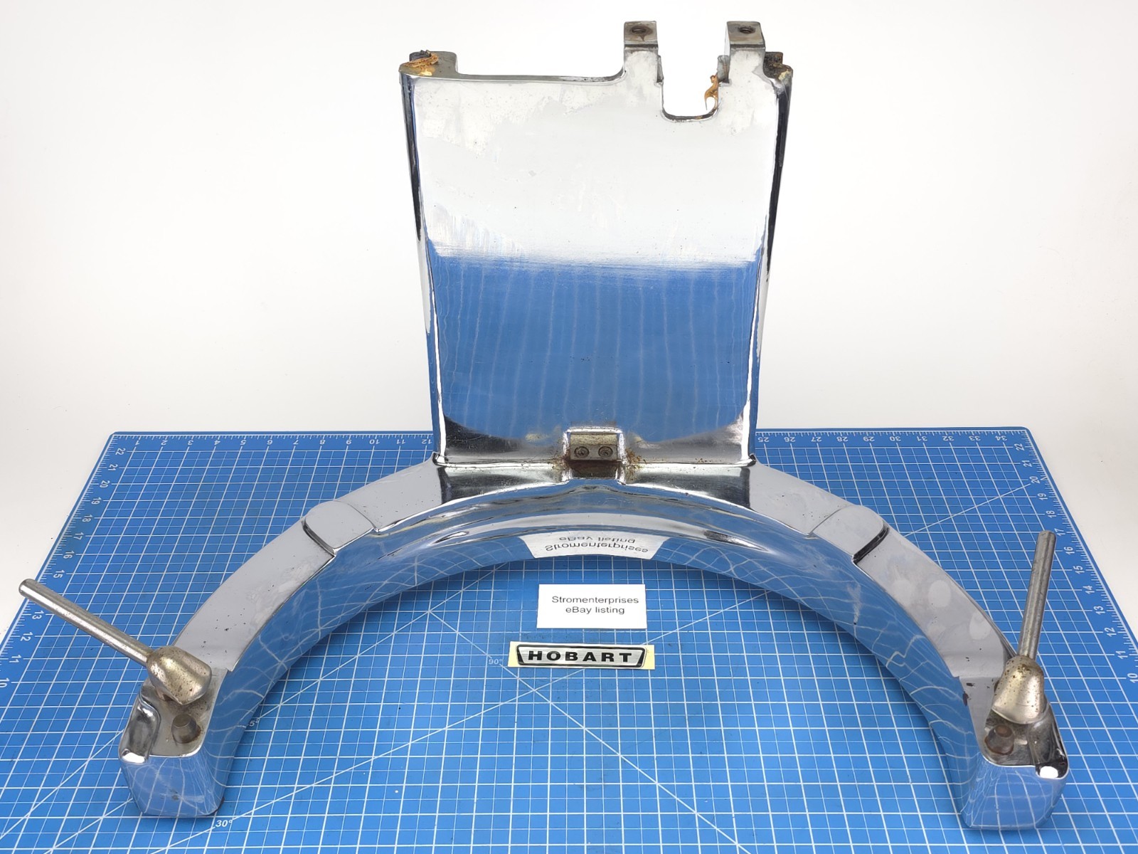 OEM CHROME Hobart 60 Qt H600 Bowl Lift Bracket Arm Cradle Yoke W/ Locks