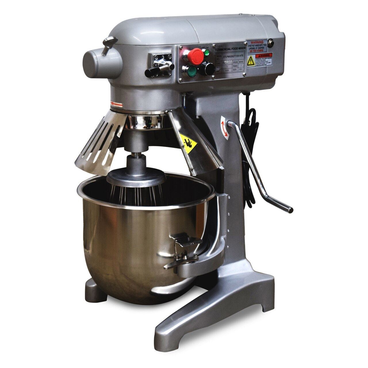 3 Speed 20Qt Commercial Dough Food Mixer Gear Driven Pizza Bakery 750W *NEW*