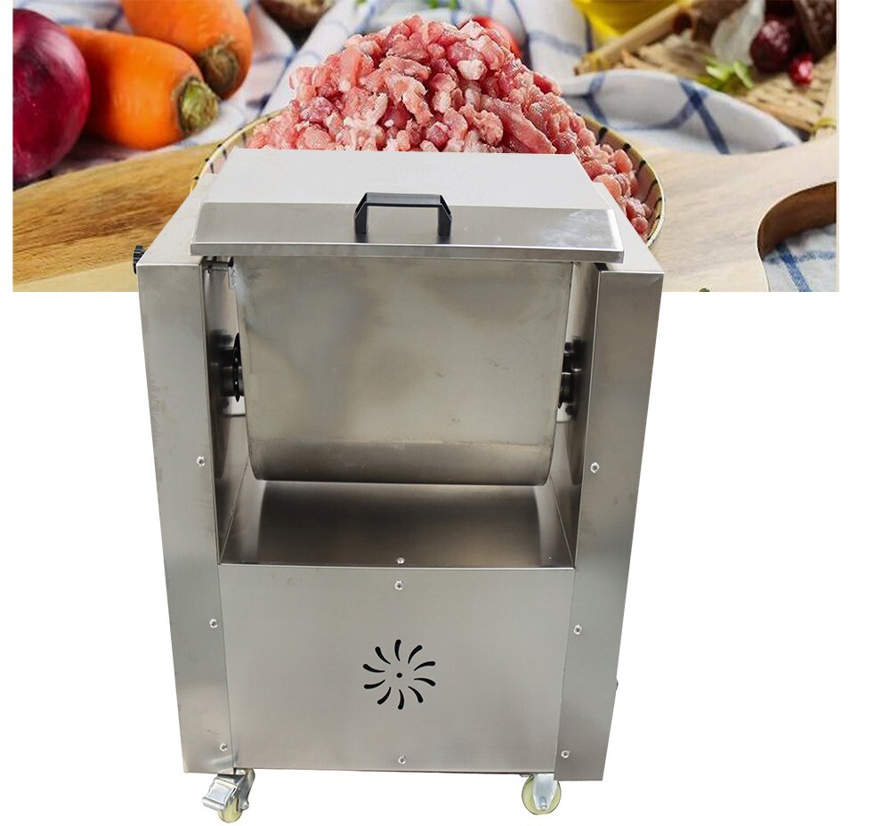 TECHTONGDA Electric Meat Mixer 50L Capacity Tilt Tank 2HP Commercial Mixer ﻿
