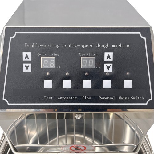 Variable Frequency Dough Mixer 20L Double Action Double Speed 110V Flour Mixing