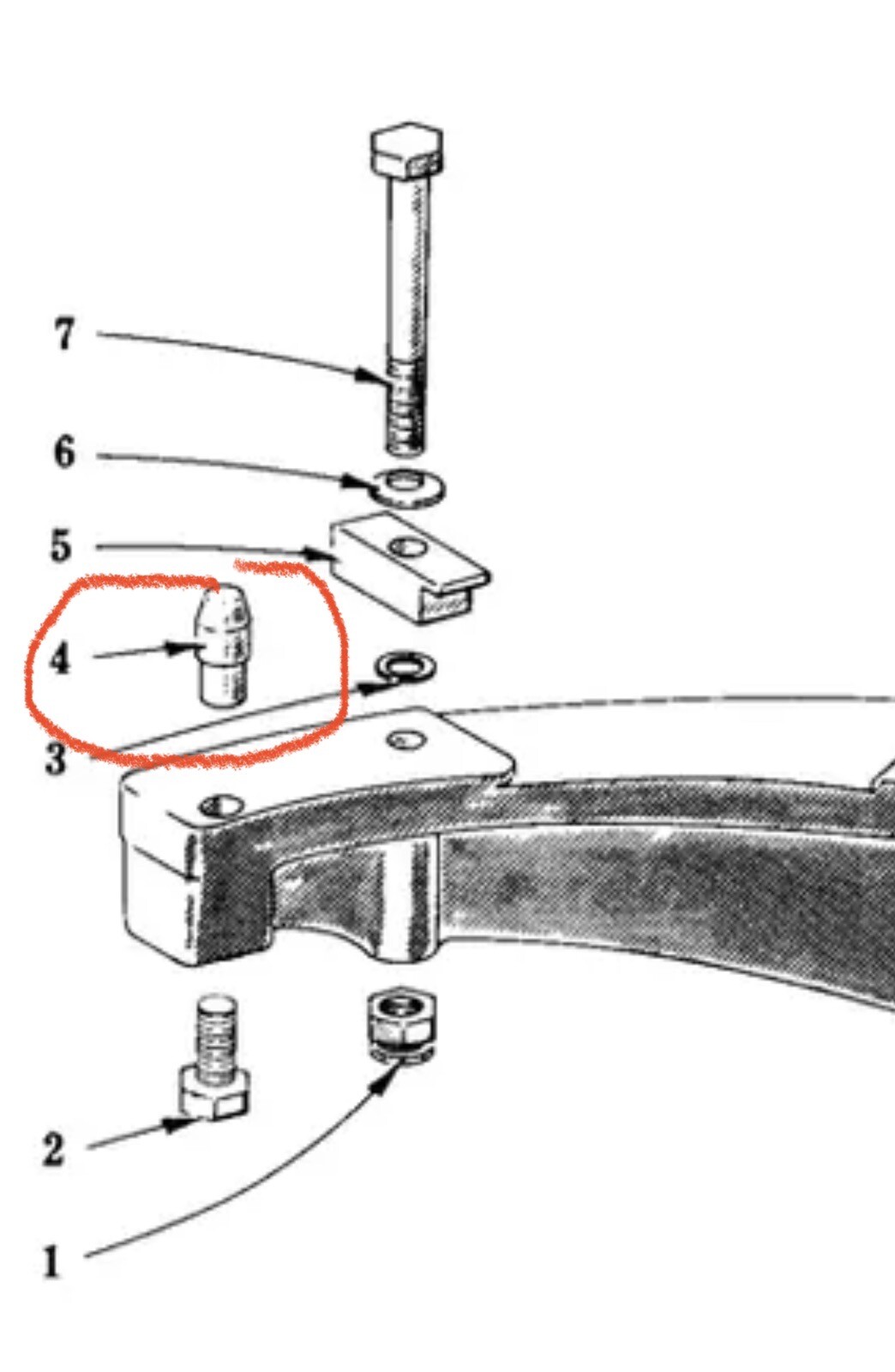 2 pcs Hobart Mixer D300 30 qt # 00-070411 pin Bowl locating MADE IN USA