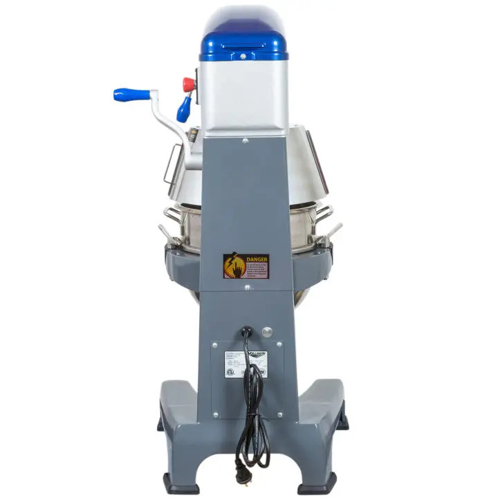 Vollrath 40758 30 Quart Commercial Dough Mixer w/ Hand Guard & Attachments