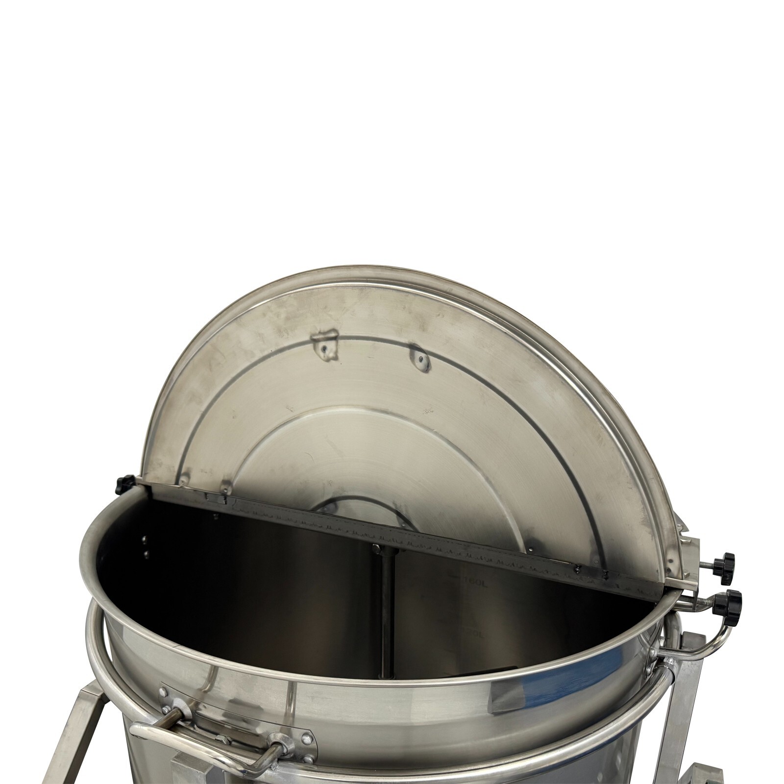 240L Stainless Steel Automatic Food Mixer LPG Electric Heating Stirrer Pot 110V