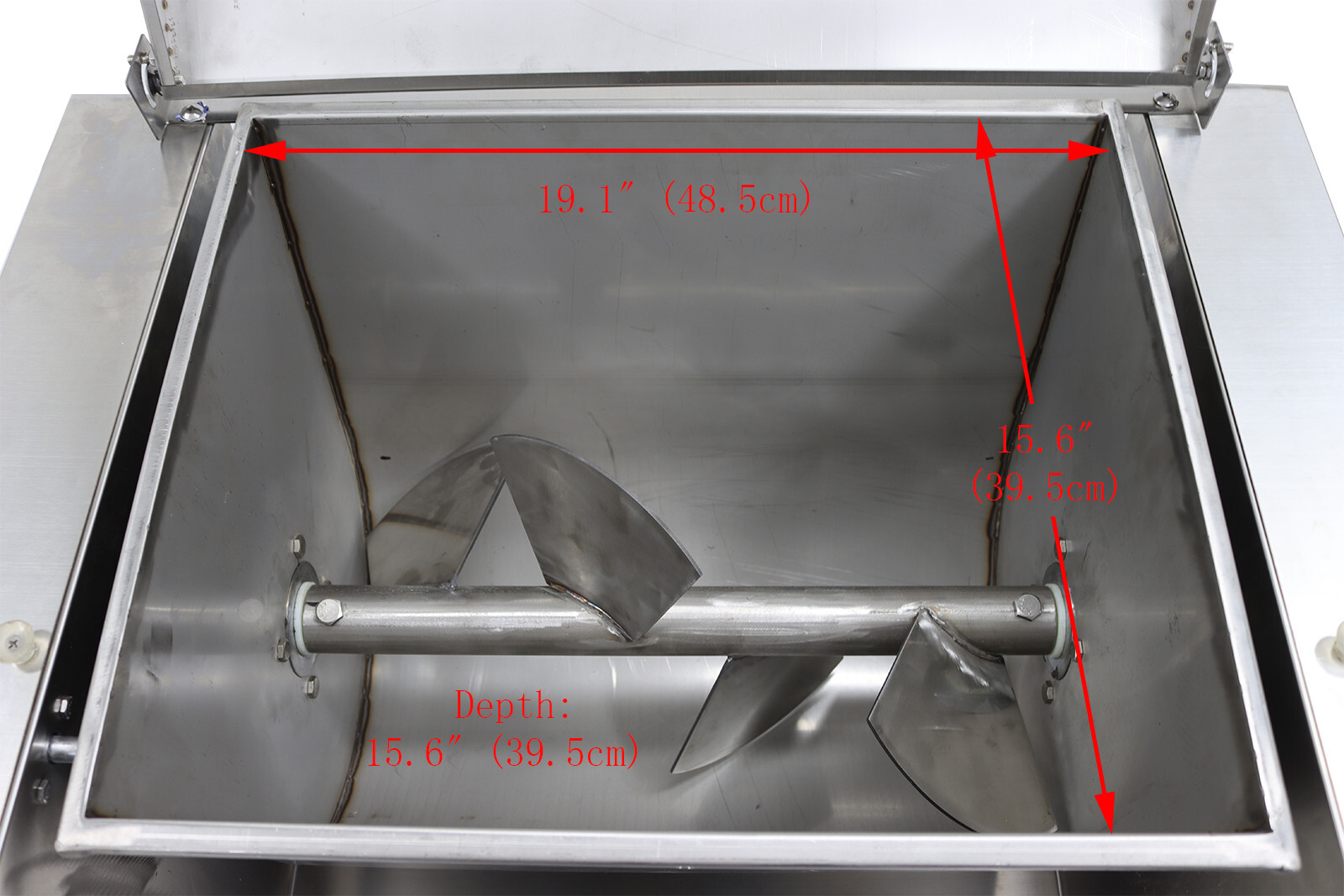Stainless steel Commercial Electric Meat Vegetable Mixer Stuffing Mixer 110V 2HP