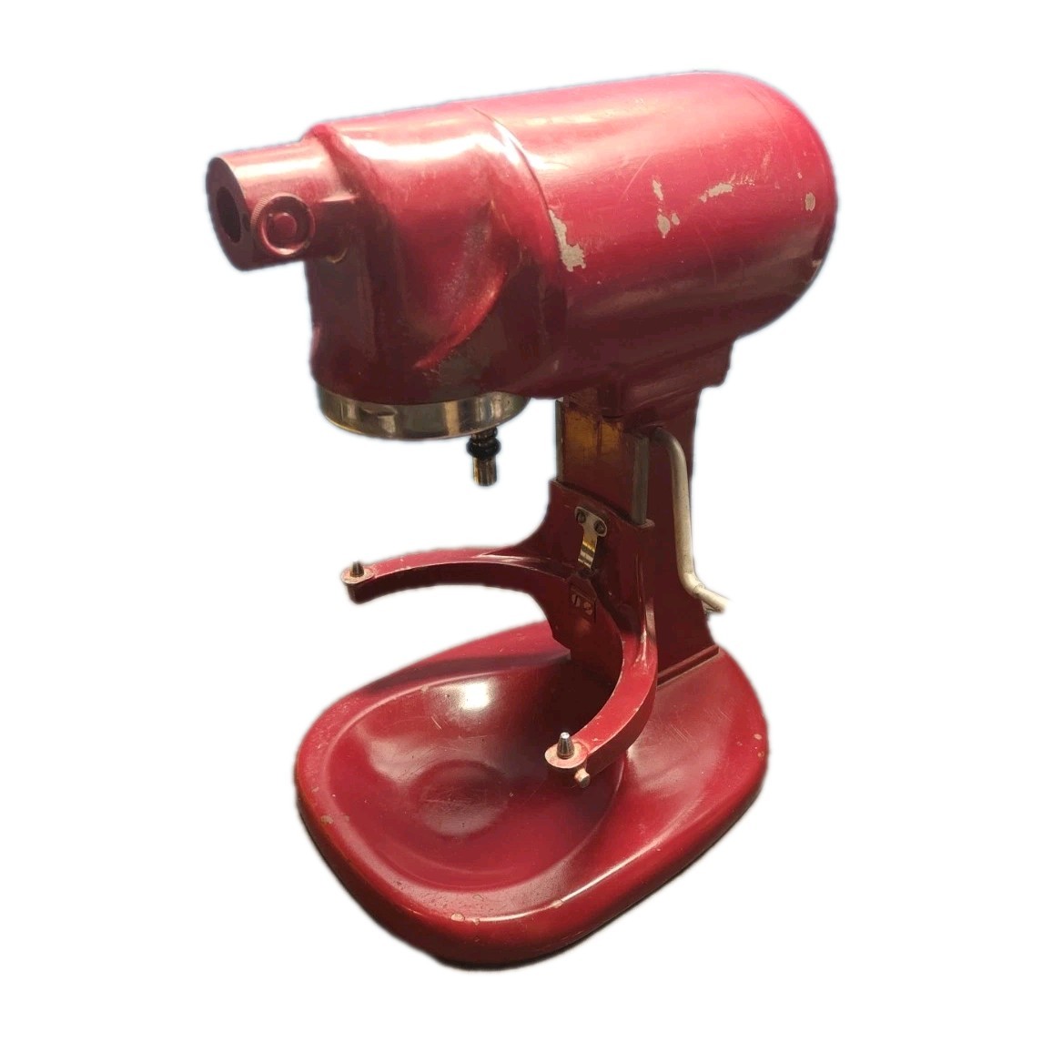 HOBART N50 5 Quart Mixer !!RARE CHERRY RED!! – Tested and Working – Mixer ONLY