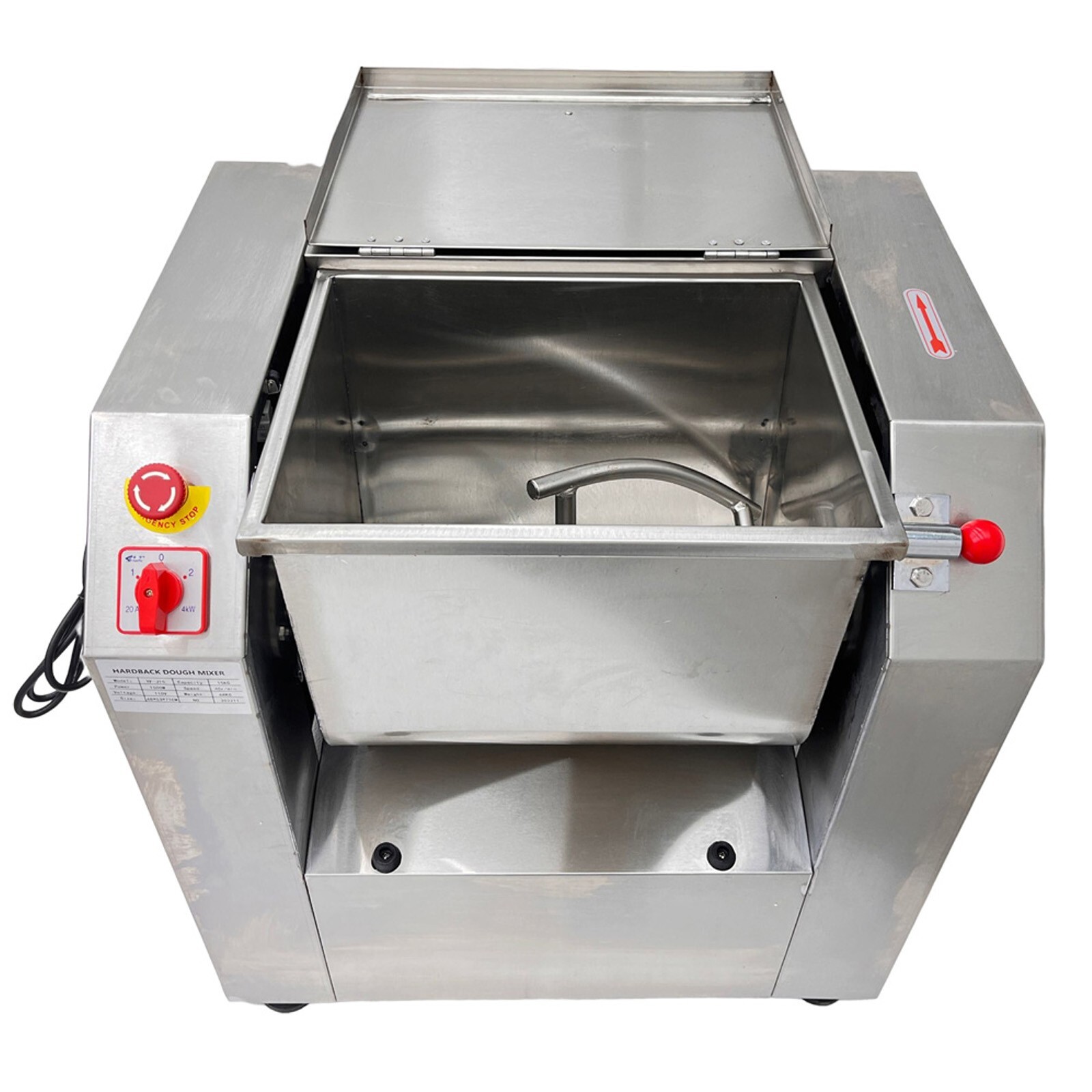 110V Commercial Dough Mixer Mixing Machine Upgrade 50QT Dough Kneading Machine