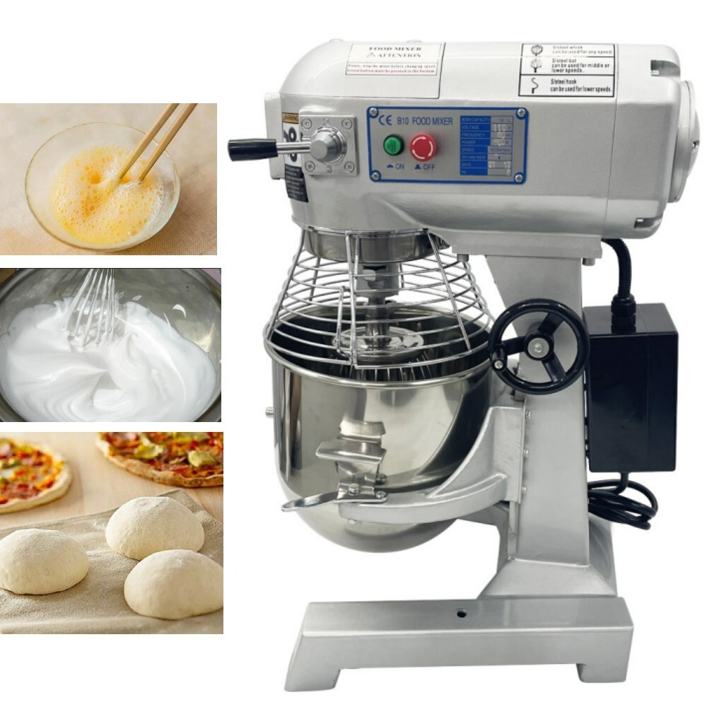 10L Commercial Mixer 110V Egg Beater Cream Beater Flour Mixer Kneading Machine