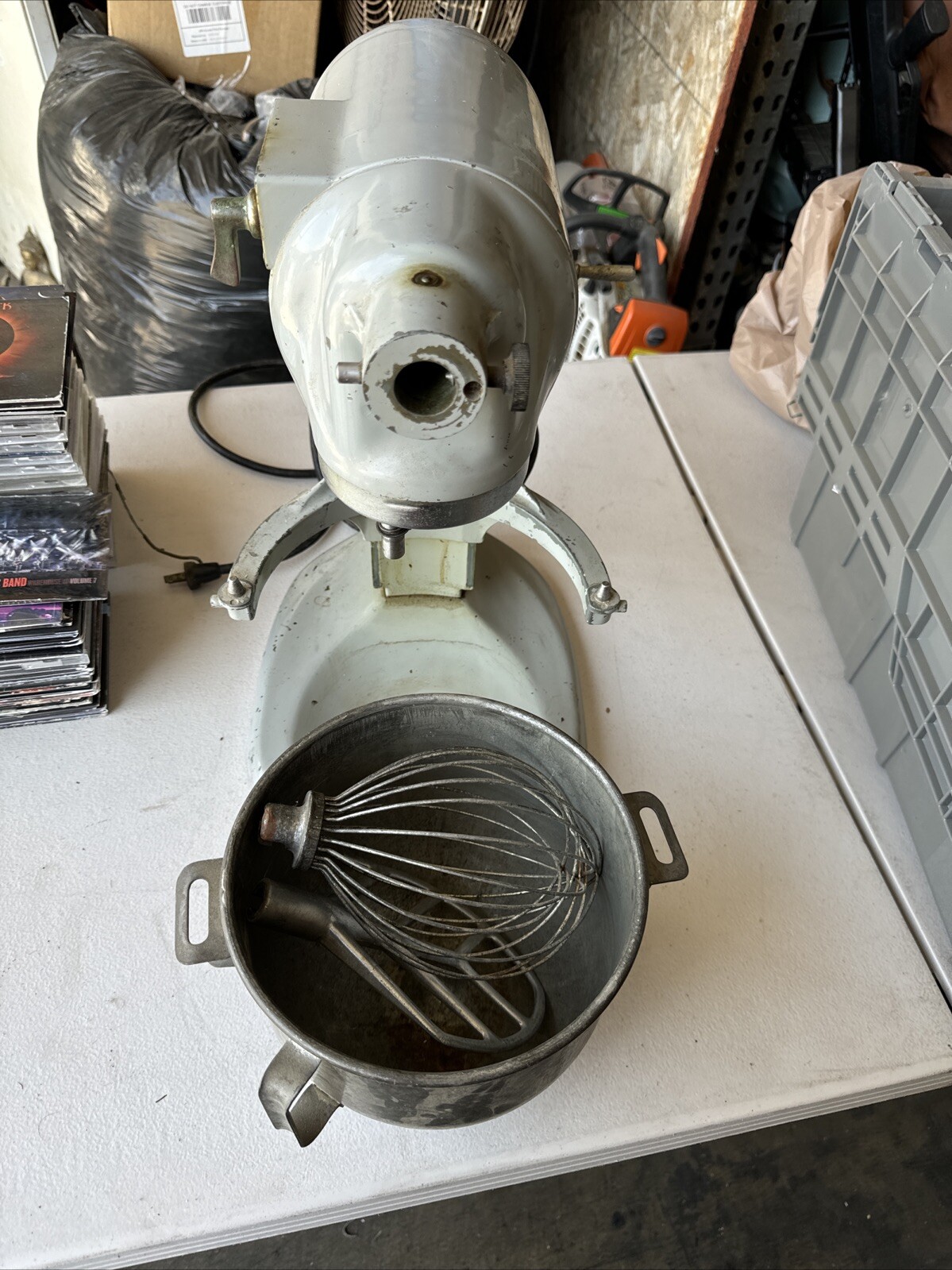 Hobart N50 Commercial 5 Quart Mixer Stainless Bowl Whip Paddle Attachments