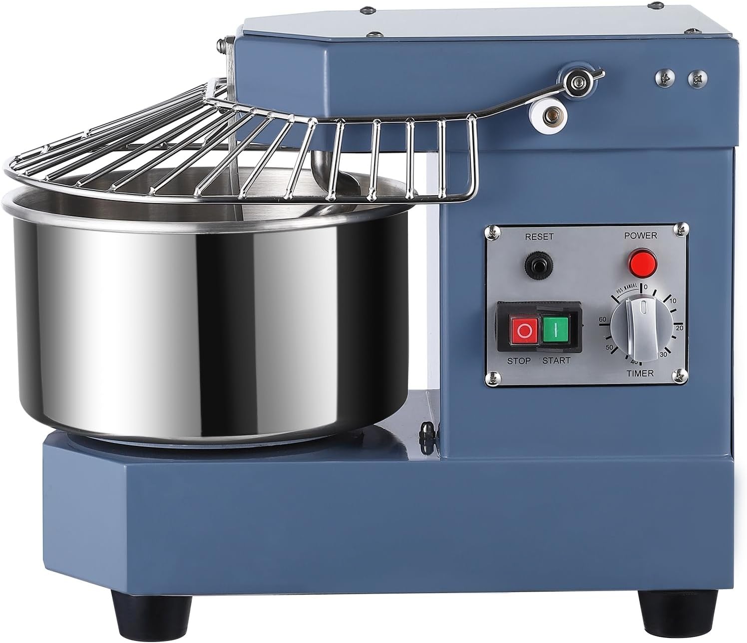 Commercial Dough Mixer 10.5Qt 650W Dual Rotating Kneading Machine Stand Mixer