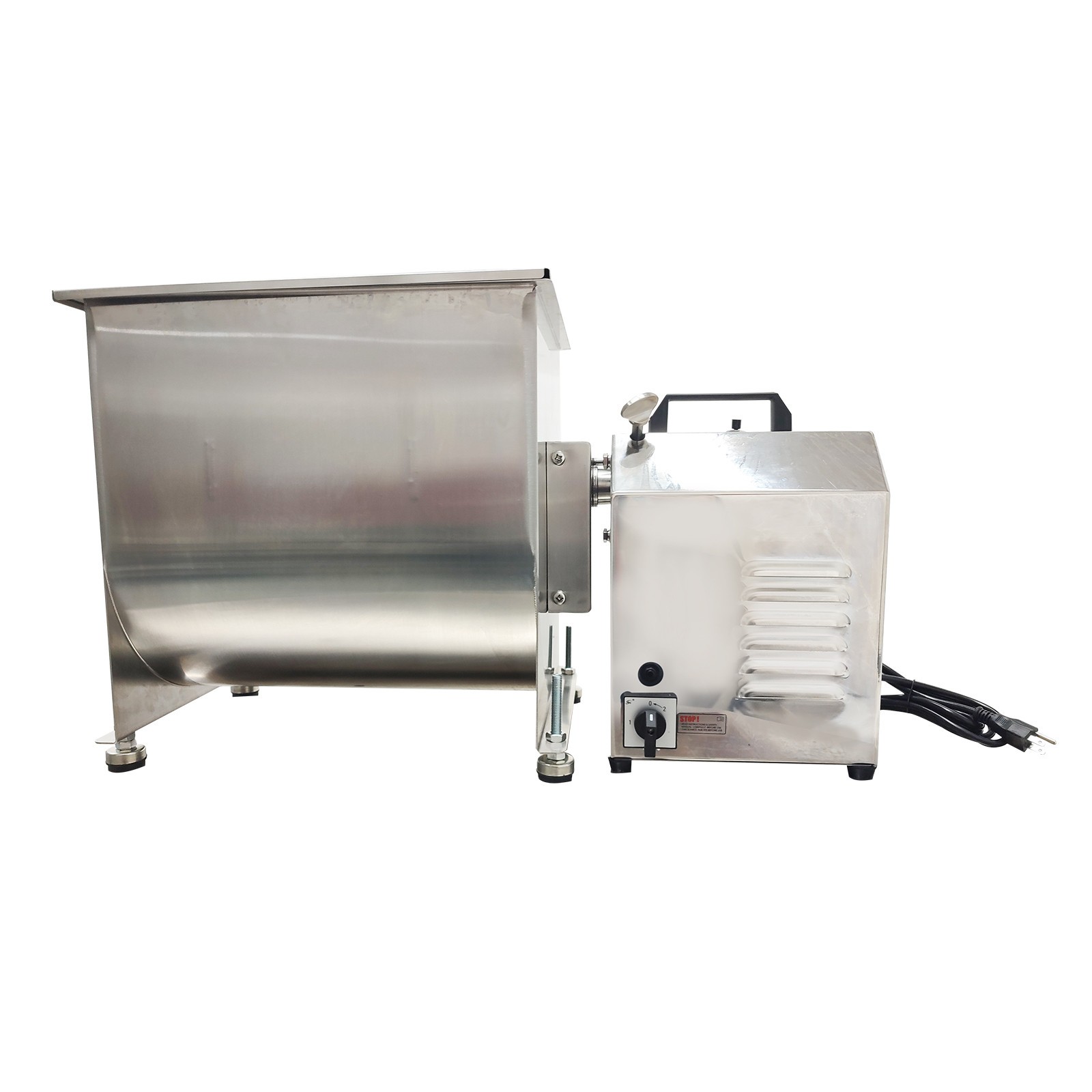 110V Stainless Steel Electric Stuffing Mixer 25-35QT Electric/Manual Meat Mixer