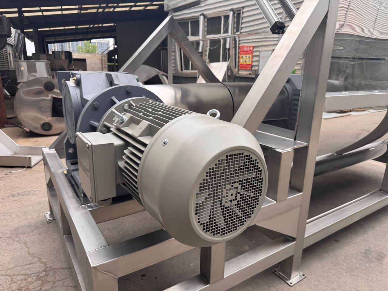 200 Cu Feet 200 Cubic Feet Ribbon Mixer SUS16 Mirror Polished Brand New