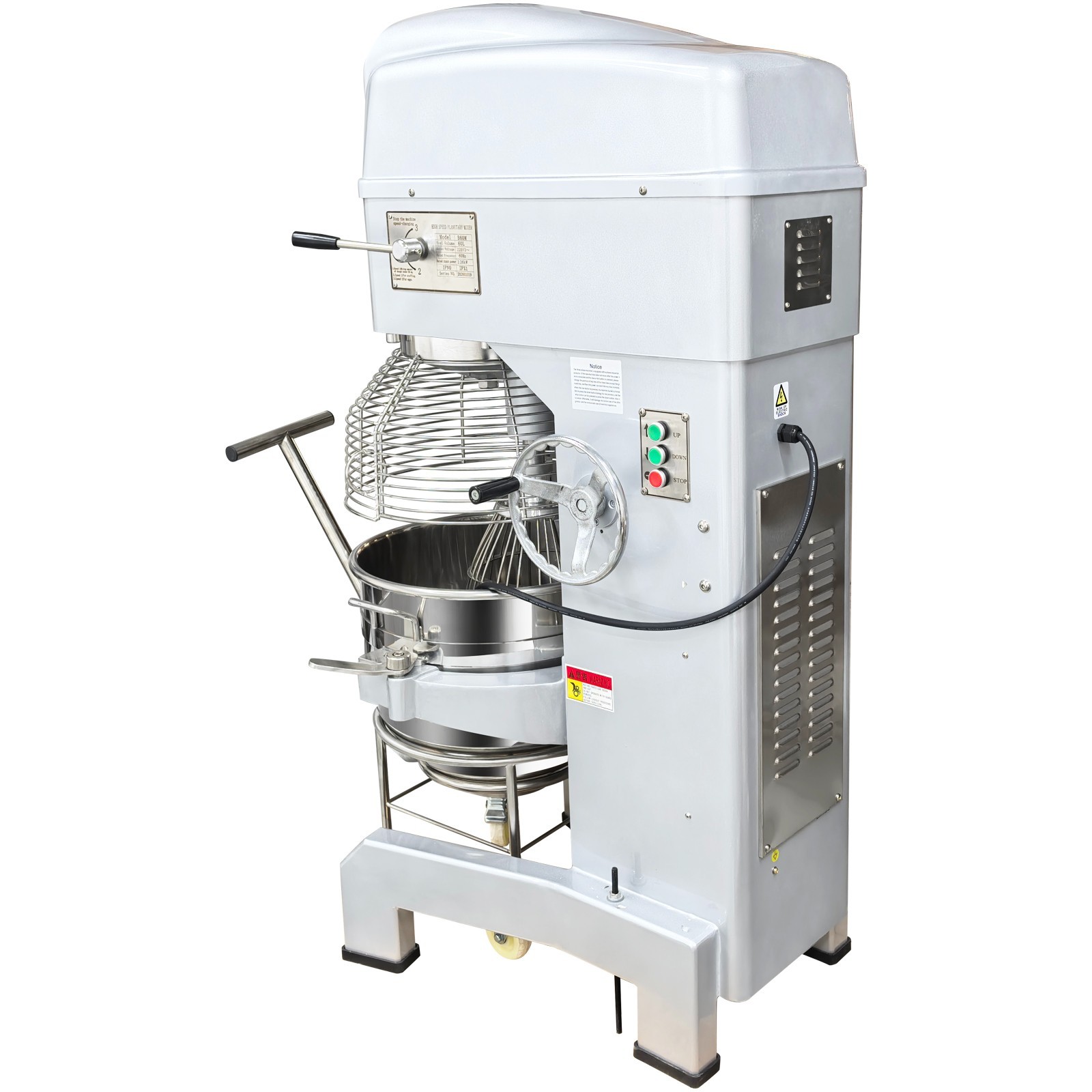 60L Multifunctional Stand Mixer Machine Trolley Commercial Dough Flour Kneading