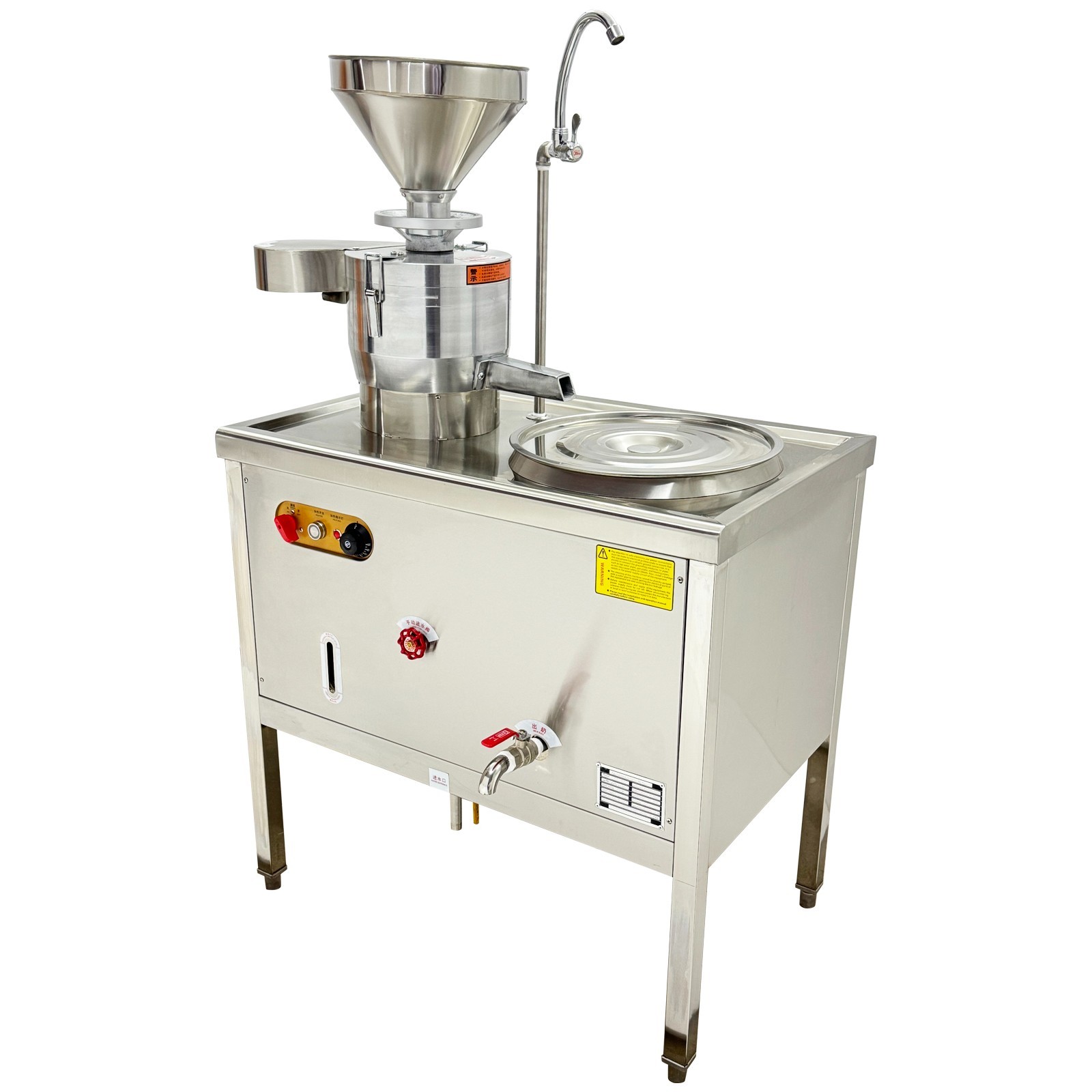 40L Multifunctional Stainless Steel Electric Heating Soymilk Machine 220V 3PH