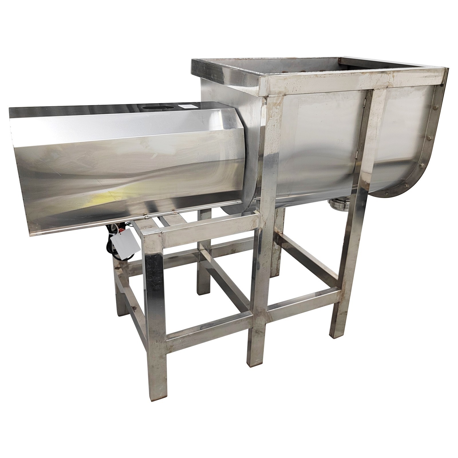 220V Commercial Dry and Wet Horizontal Mixer for Fertilizer/Sauce/Cereal etc.4HP