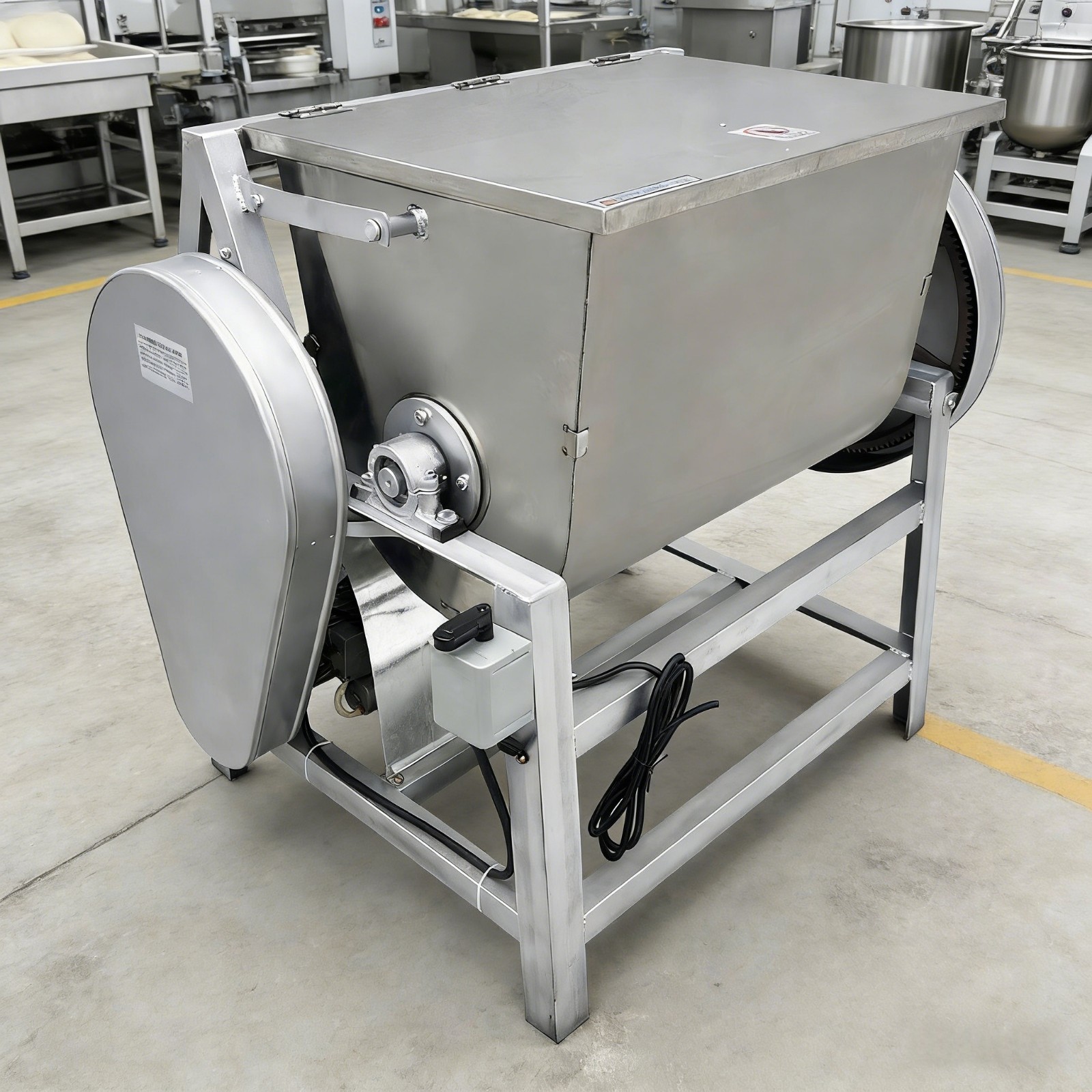 50KG / 110LB Commercial Dough Mixer Machine 110V Electric Food Mixer Flour Mixer