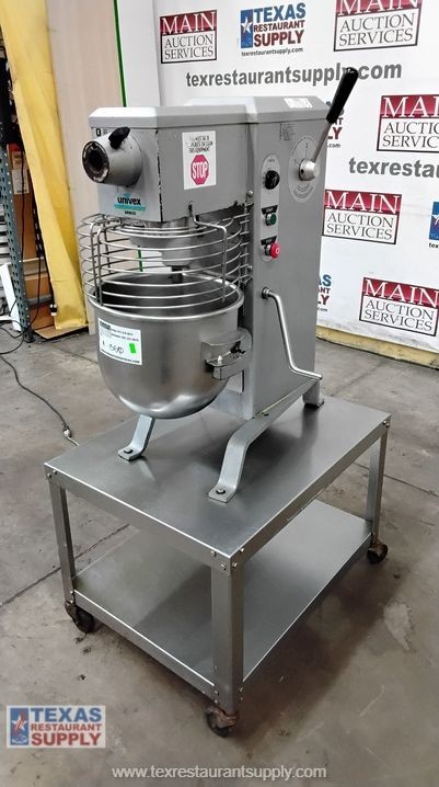 Univex 20 Quart Planetary Dough Mixer with Equipment Stand