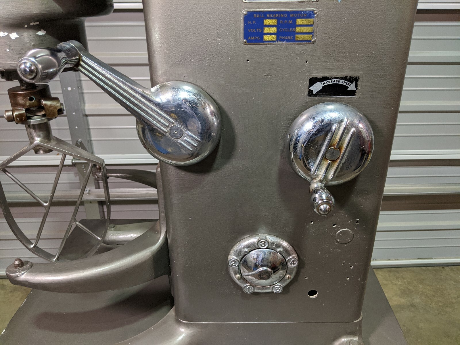 Blakeslee CC20S Planetary Mixer 20 Qt Cart Mount 5-Speed with Beater *w/o Bowl*