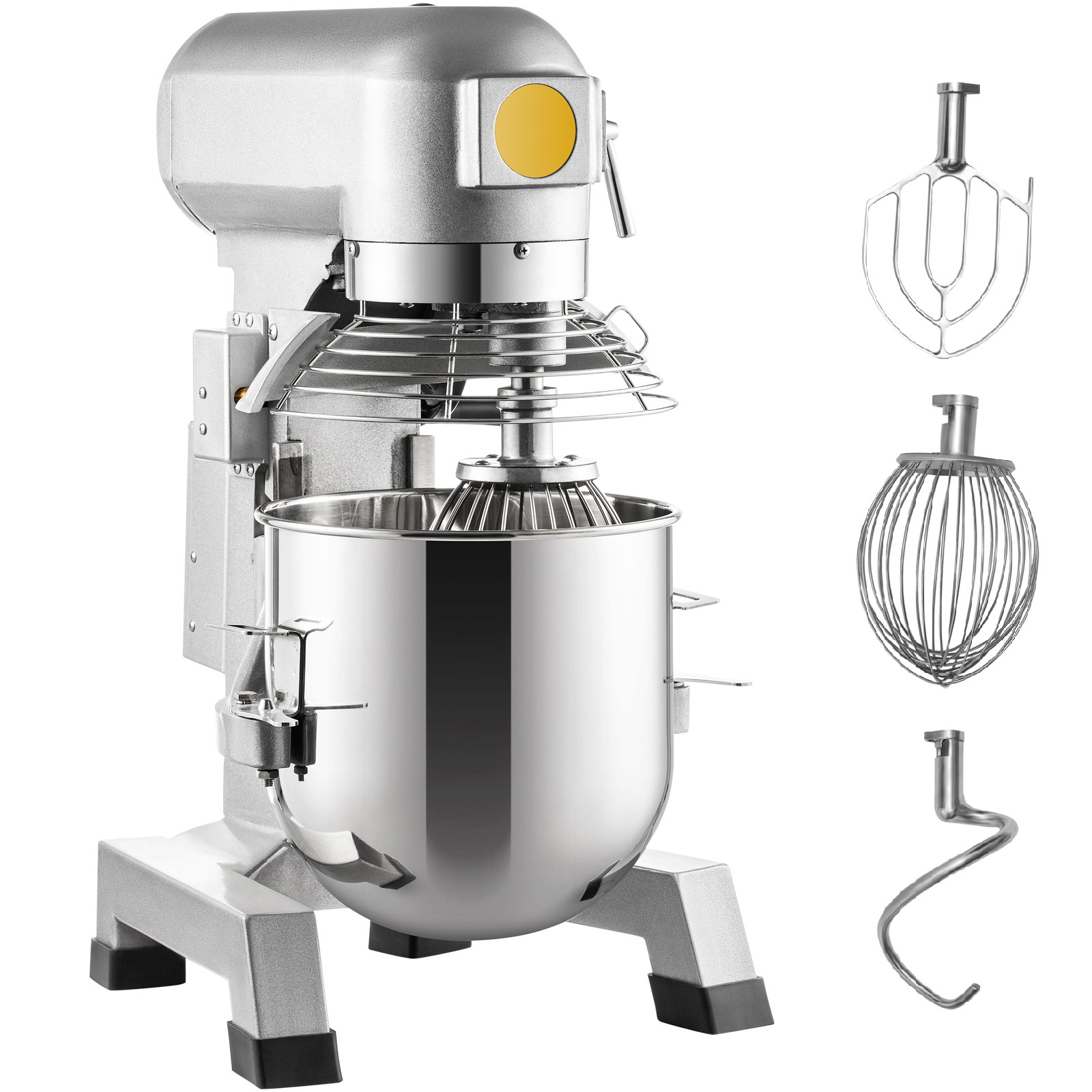 Uimoso Commercial Electric Food Mixer Stand Mixer 20Qt Dough Mixer 3 Speeds 750W