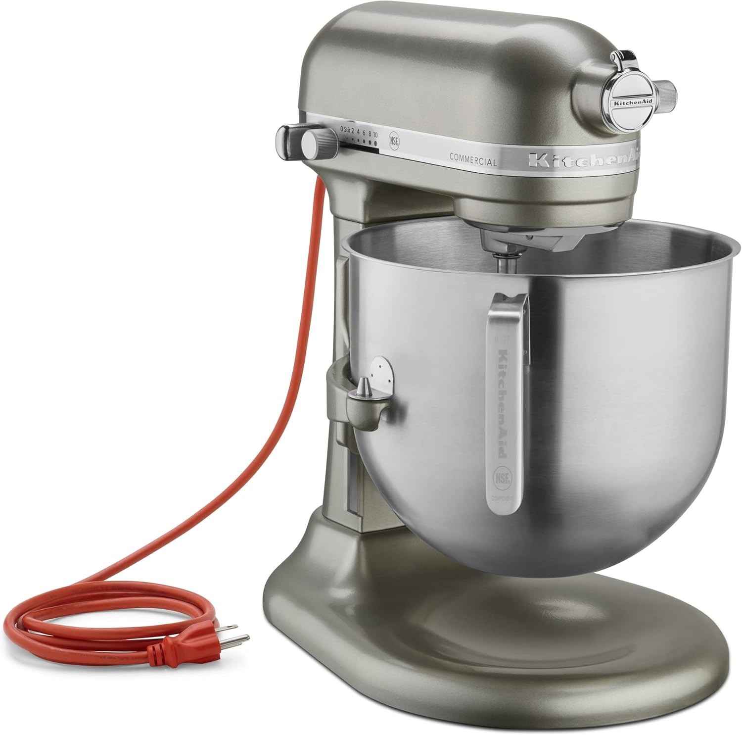 KitchenAid KSM8990CU 8-Quart Commercial Countertop Mixer, 10-Speed, Gear-Driven