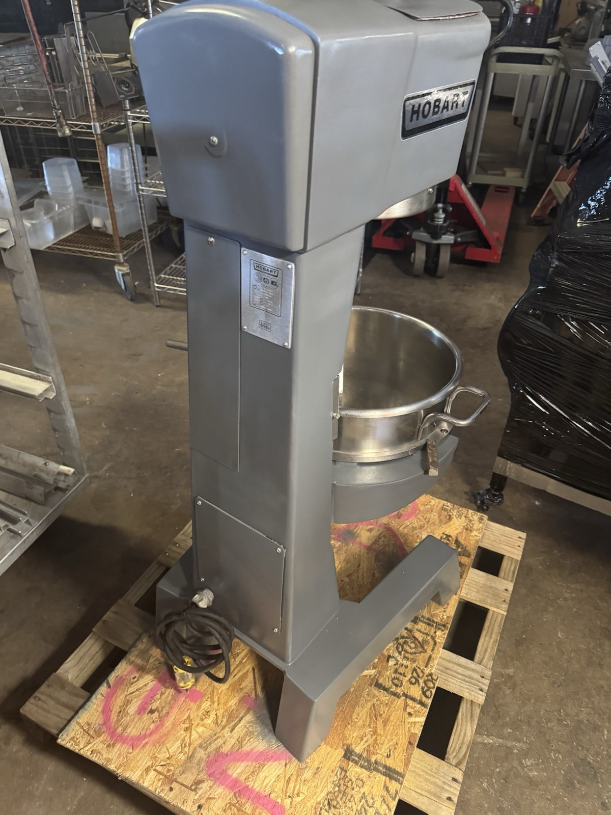 HOBART D300T 30qt Bakery Pizza Dough Mixer + Stainless Bowl/Hook *Refurbished*