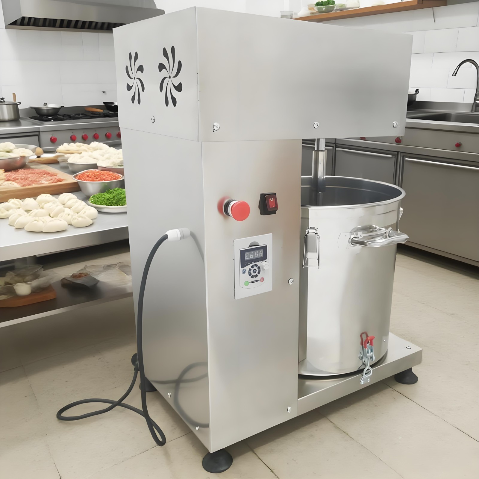 43L Commercial Dumpling Stuffing Mixer Food Sauce Filling Mixing Machine Blender