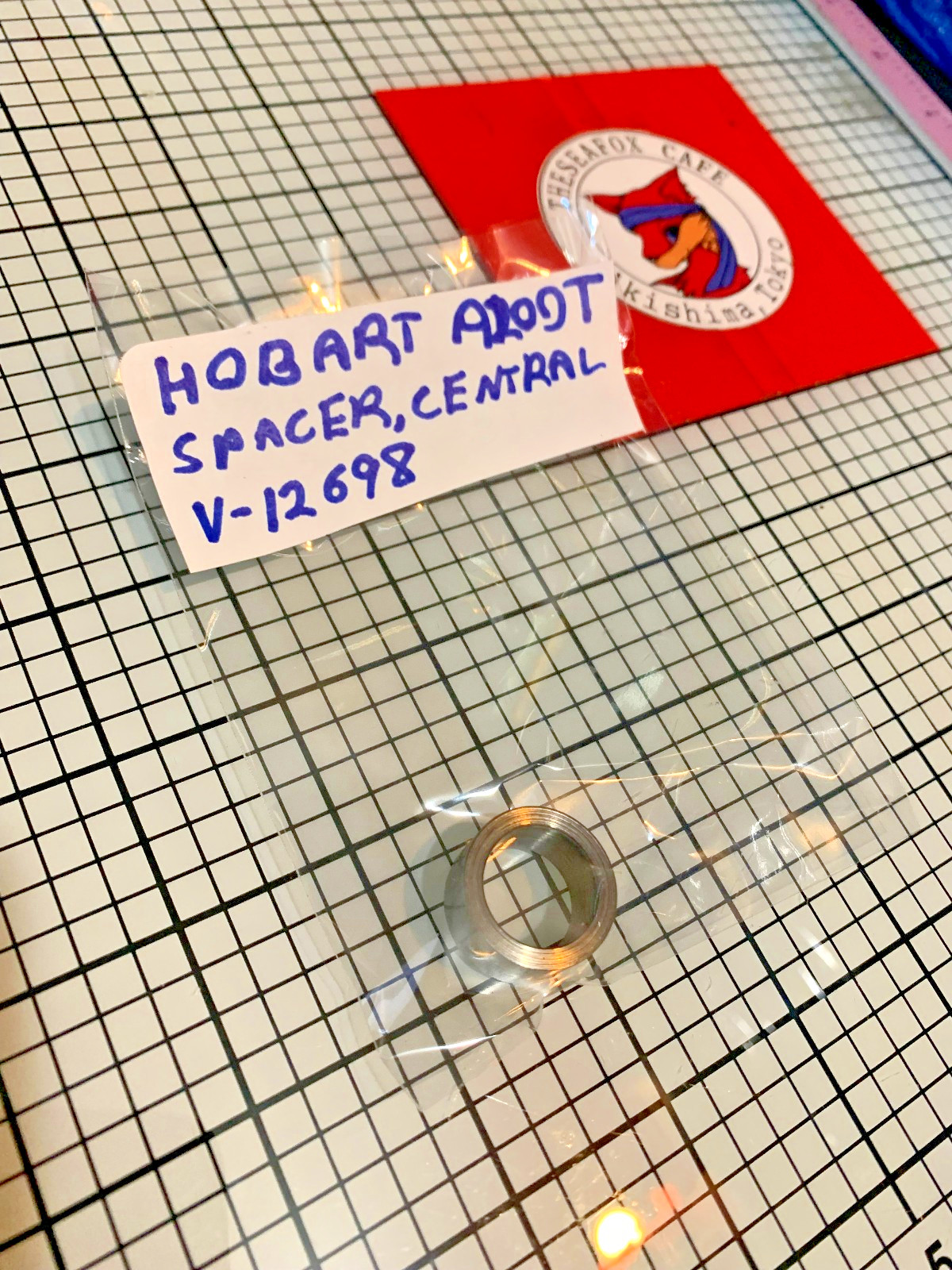Central Spacer, V-12698, OEM Hobart A200T 1st ed. 20 QT Mixer CLEAN!