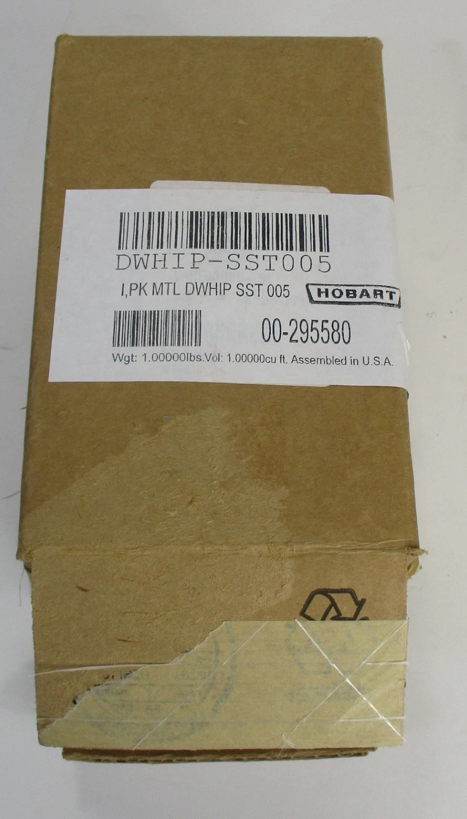 Hobart N50 5 Quart Stainless Wire Whip N5D-SST 00-295580 for N-50 Mixers NEW NIB