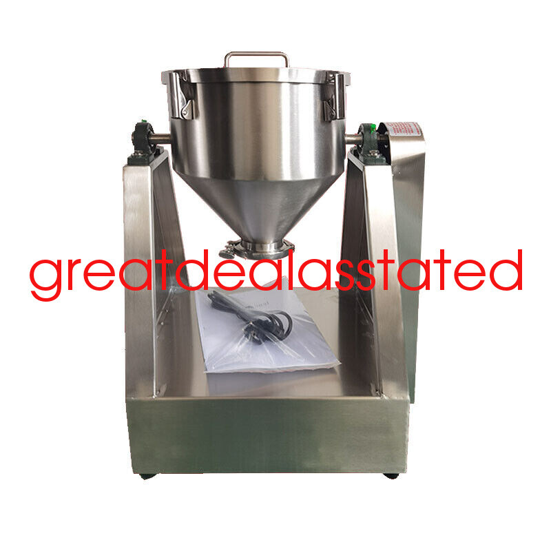 10L Electric Powder Blender Dry Powder Mixer Automatic Flour Mixing Machine 110v