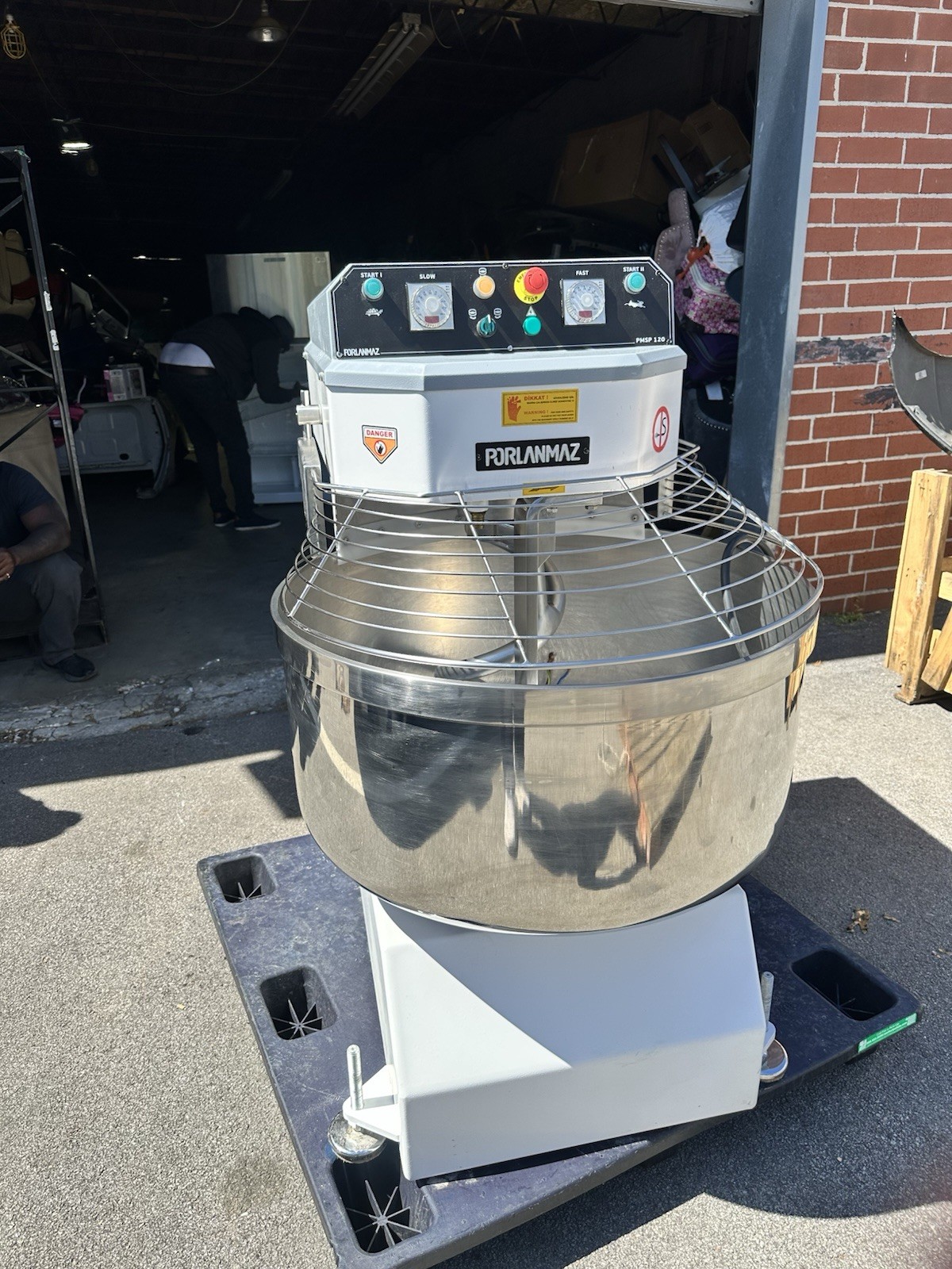 Porlanmaz PMSP 120 Spiral Mixer 2 Speed Floor Model