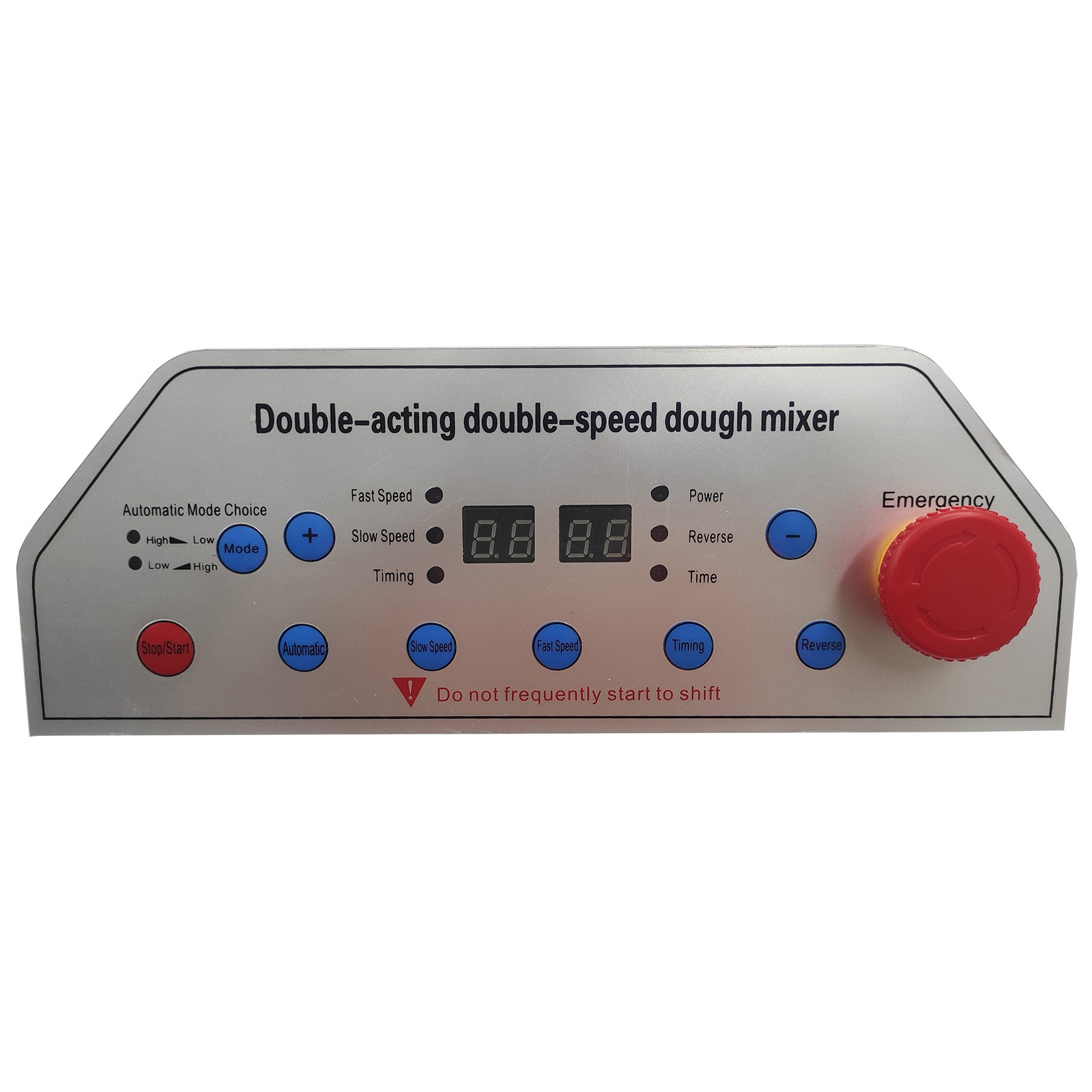 30L S/S Commercial Double-Acting Double-Speed Dough Mixer w Timer & Auto Stop