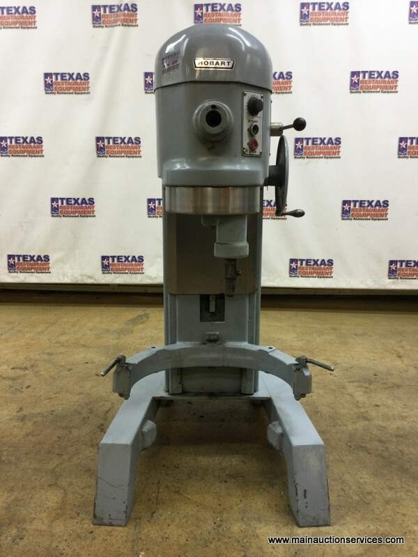 Hobart H-600T, 60 Qts Dough Mixer With Bowl & 1 Attachment