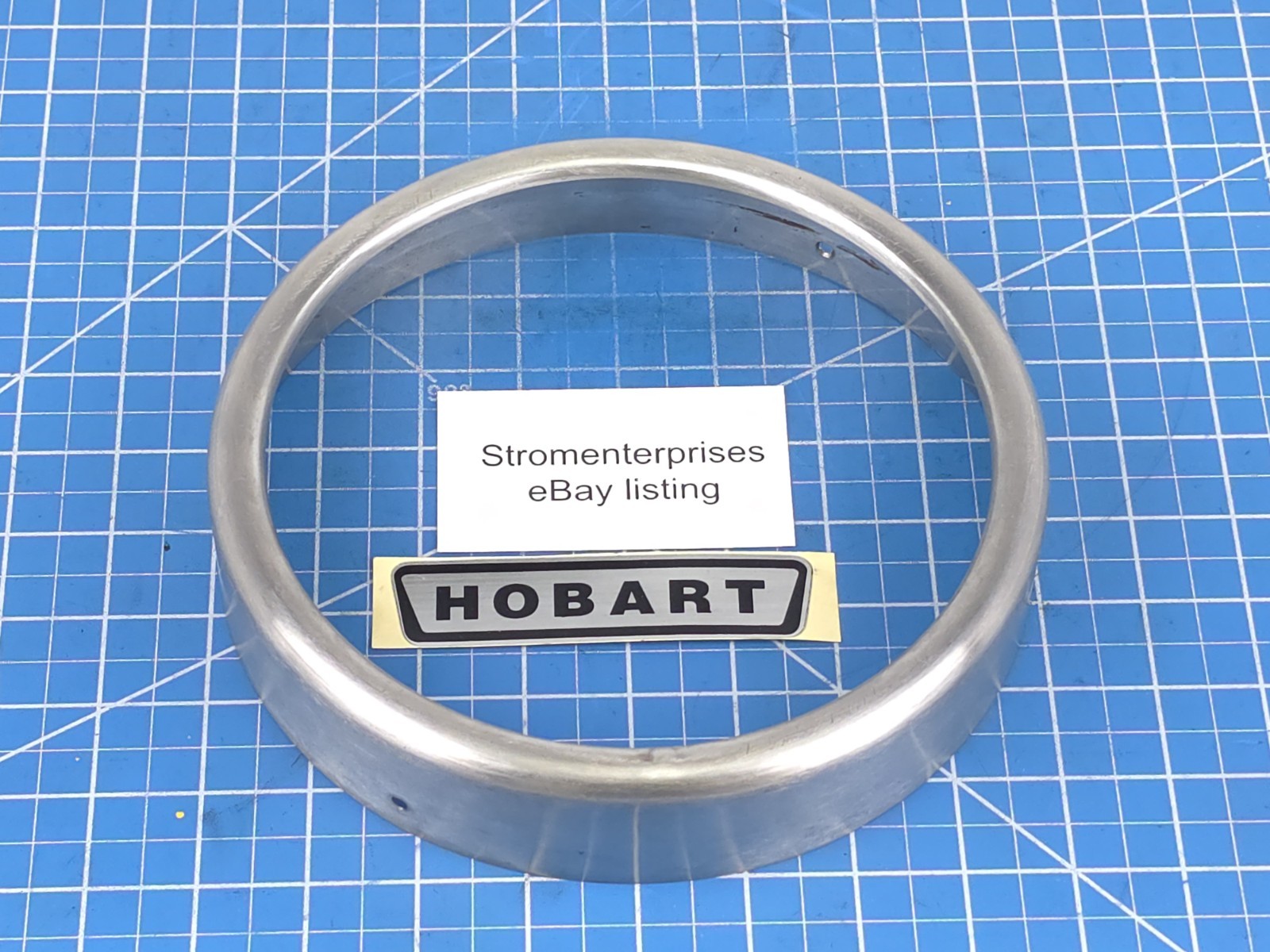 OEM Hobart Mixer D 300 30 qt 00-068719 Cup – Planetary Drip trim ring W/screws