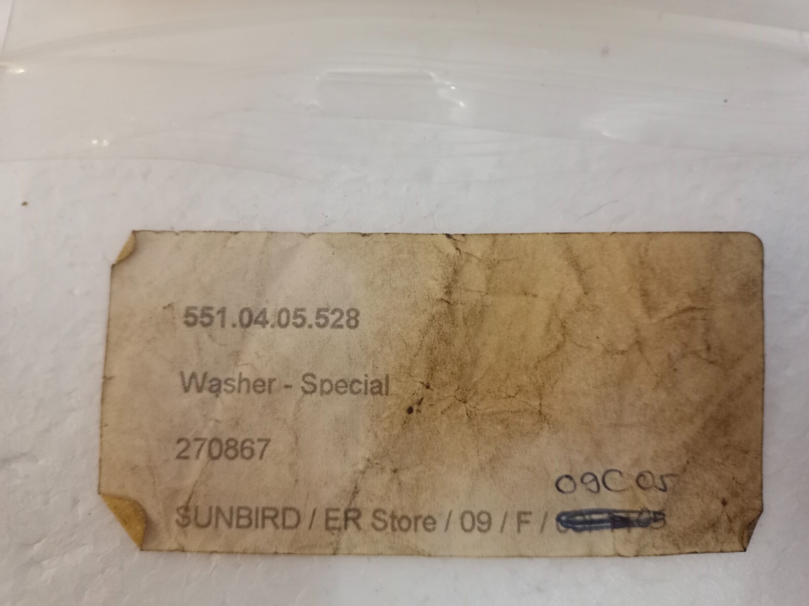 Hobart 00-270867 Washer Special Oil Baffle New Free Shipping