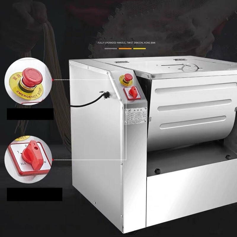Commercial Dough Mixer 25kg 15Automatic Kneading andRolling 50 Large Flour Mixer