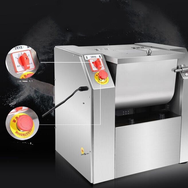 30QT Dough Mixer Flour Mixer 15KG Commercial Electric Flour-mixing Machine+Knife
