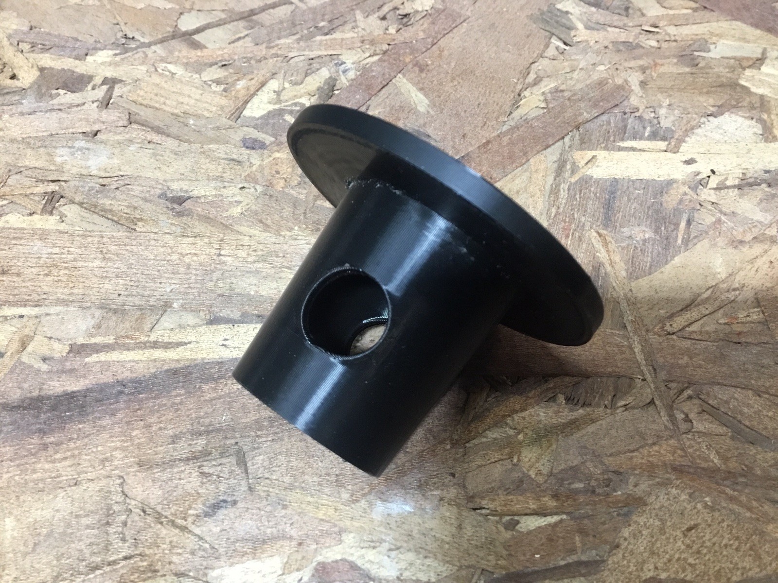 Front Attachment Plug Cap Hobart Mixer Grinder Insert 20 30 40 60 80 Qt (black)