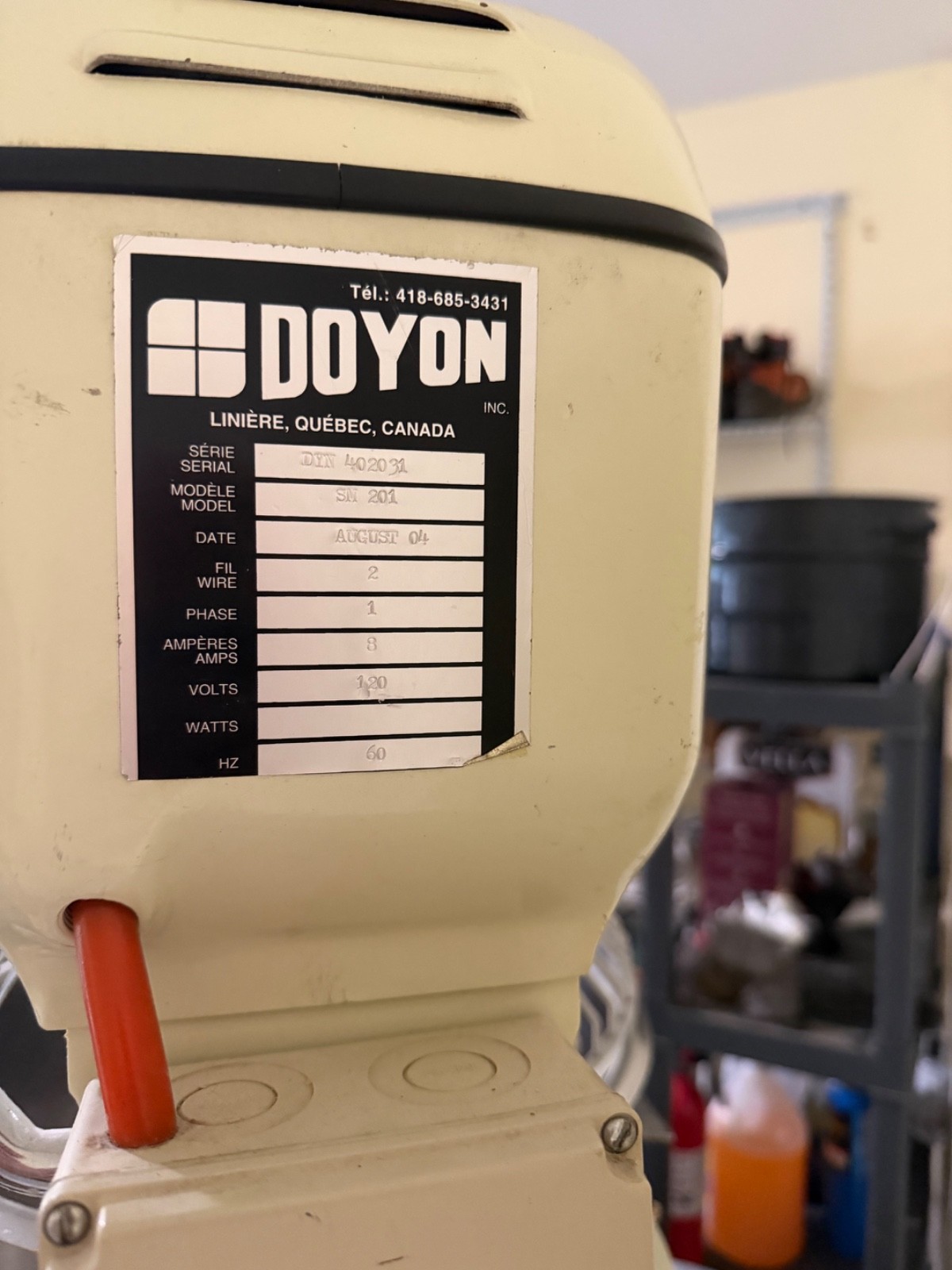 Doyon 20 Qt Three Speed Commercial Planetary Mixer